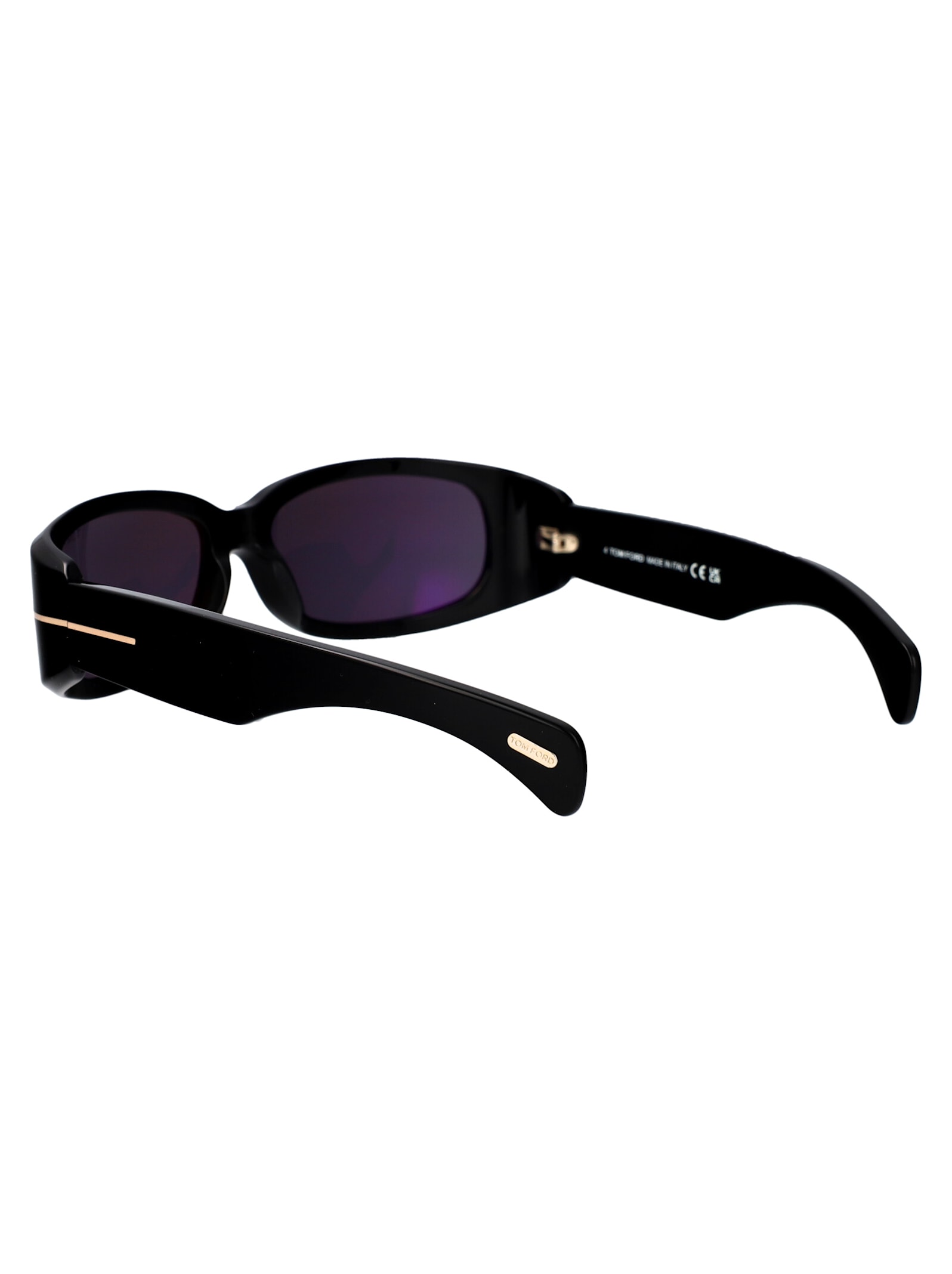 Shop Tom Ford Corey Sunglasses In 01a Nero Lucido / Fumo