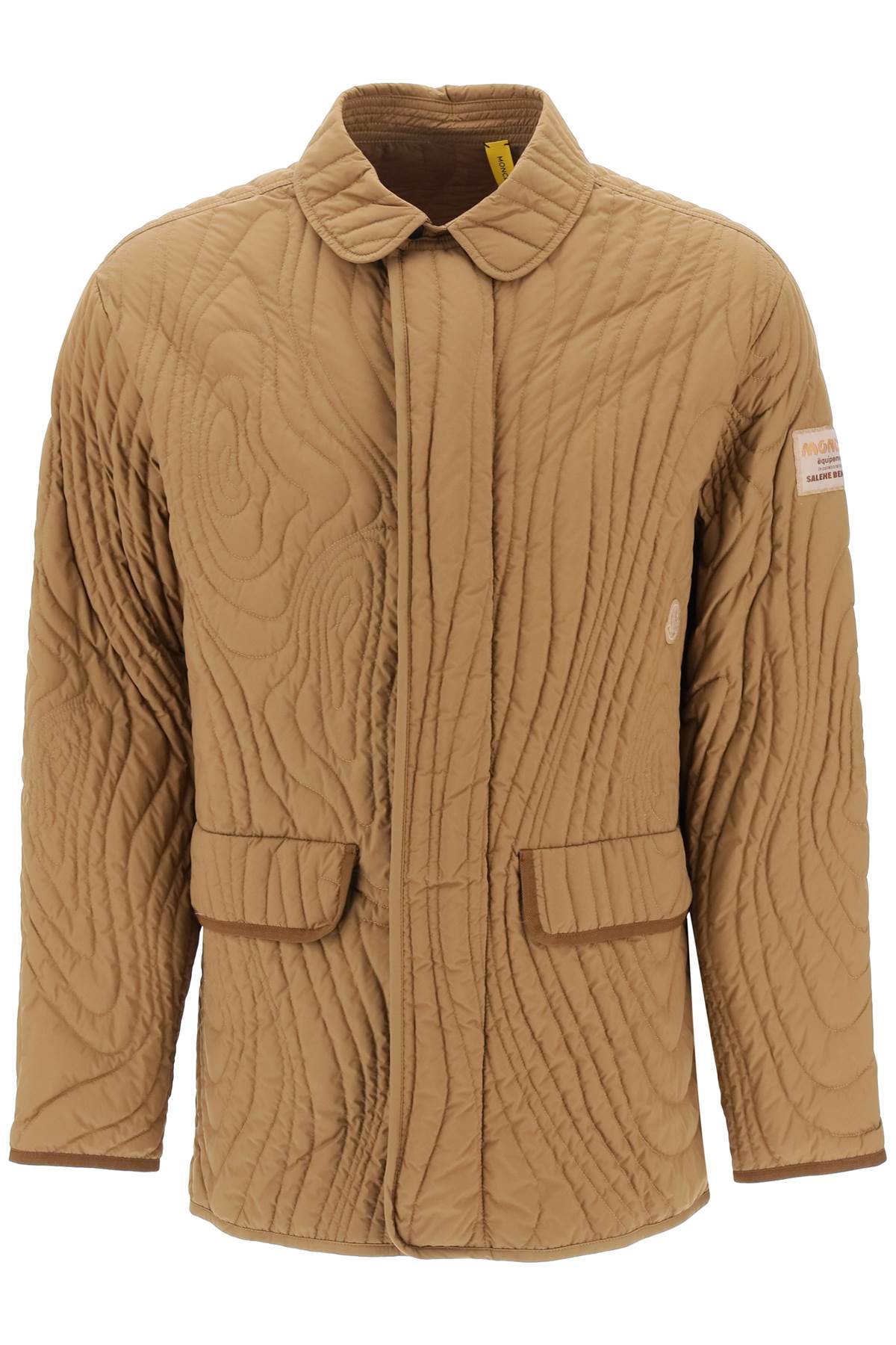 Shop Moncler Genius Harter-heighway Quilted Jacket In Open Brown (brown)