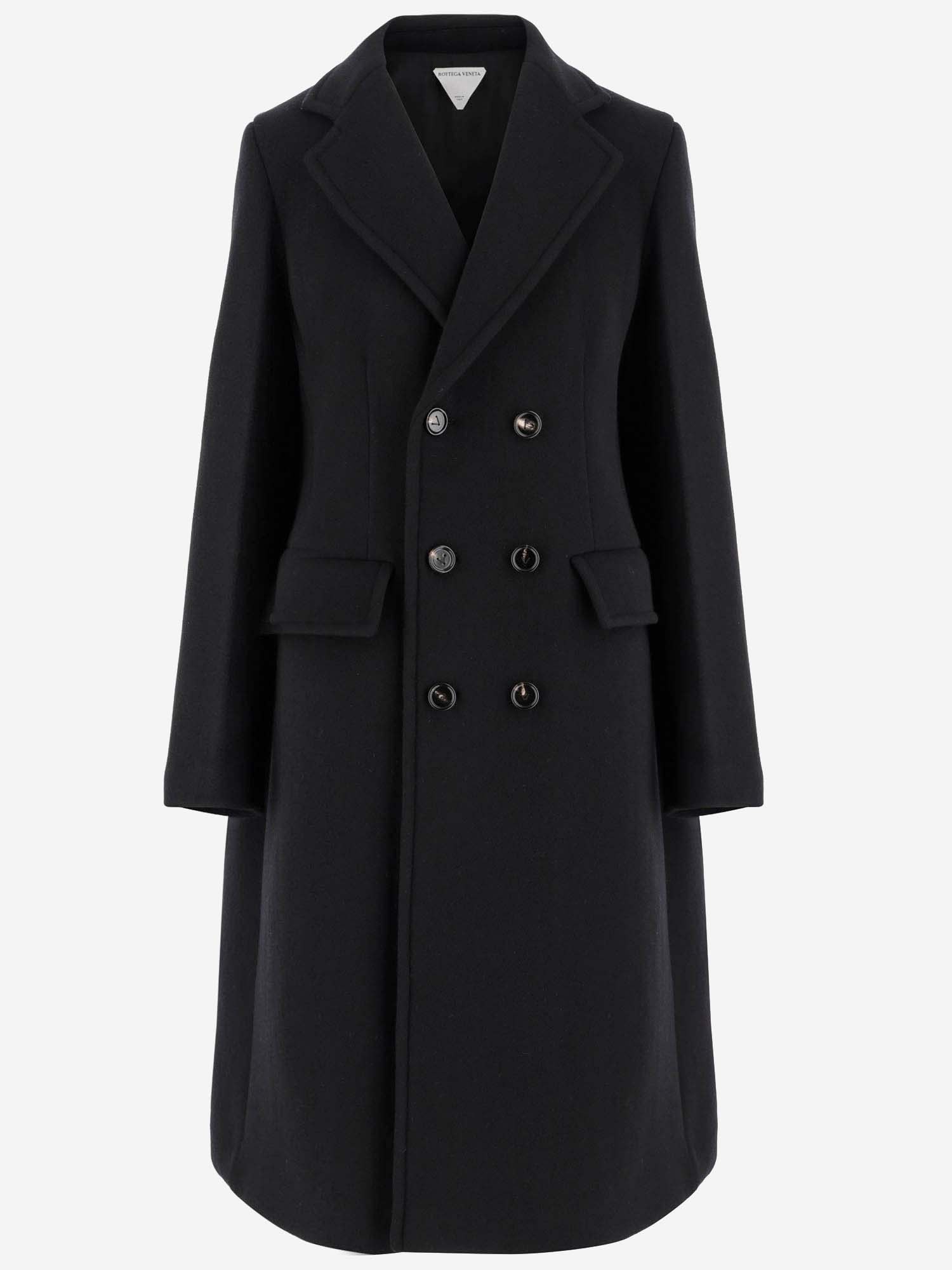 Wool And Cashmere Double-breasted Long Coat