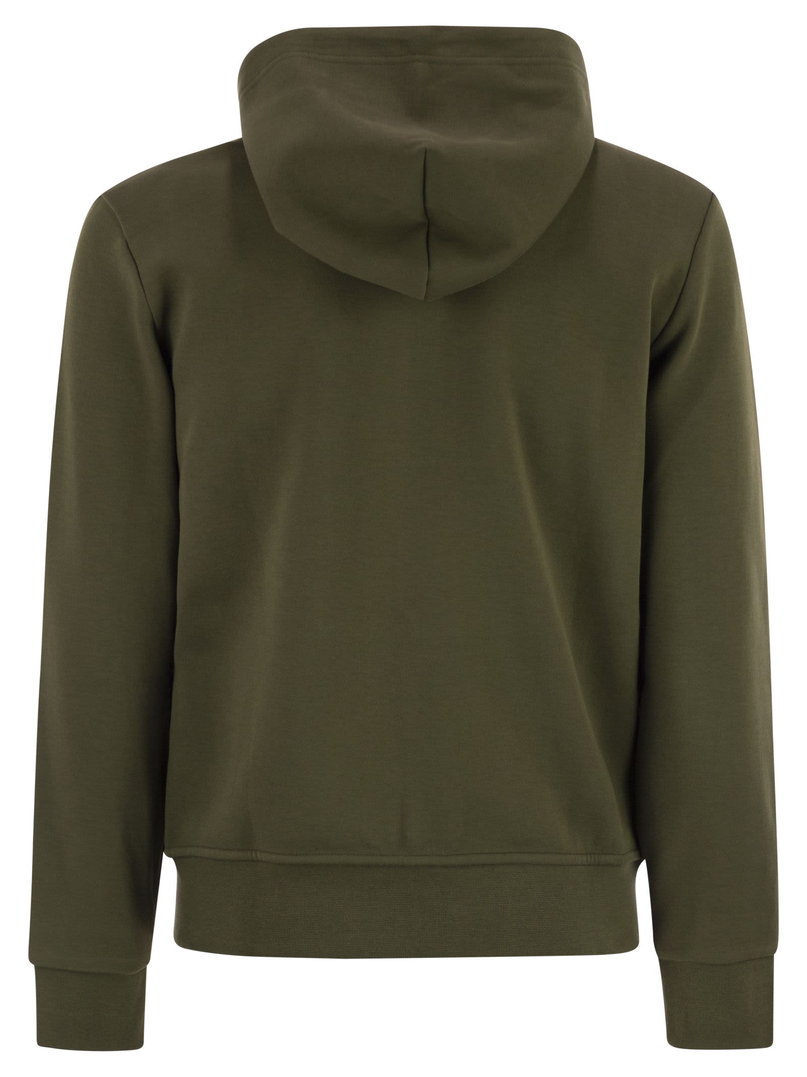 Ralph Lauren Hoodie With Zip In Green