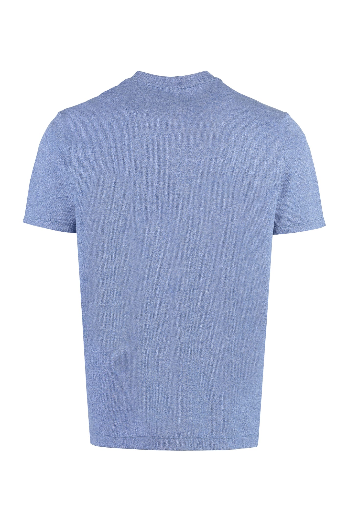 Shop Paul&amp;shark Logo Cotton T-shirt In Blue