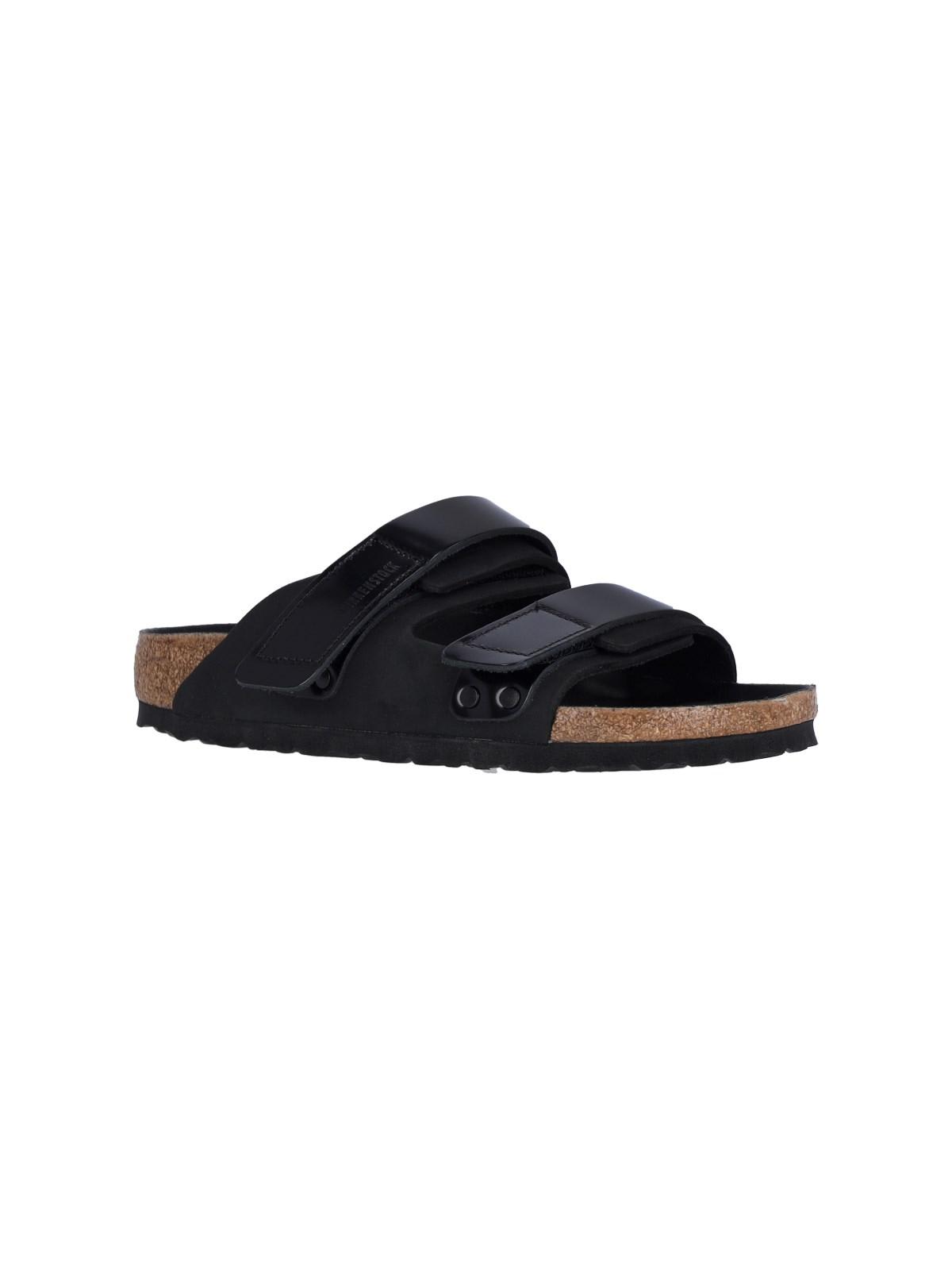 Shop Birkenstock Uji Sandals In Black