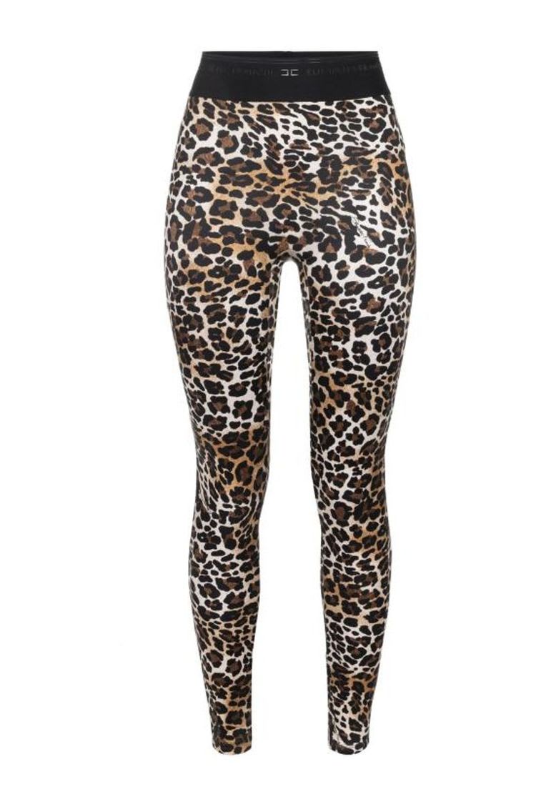 Shop Elisabetta Franchi Pantalone In Animalier