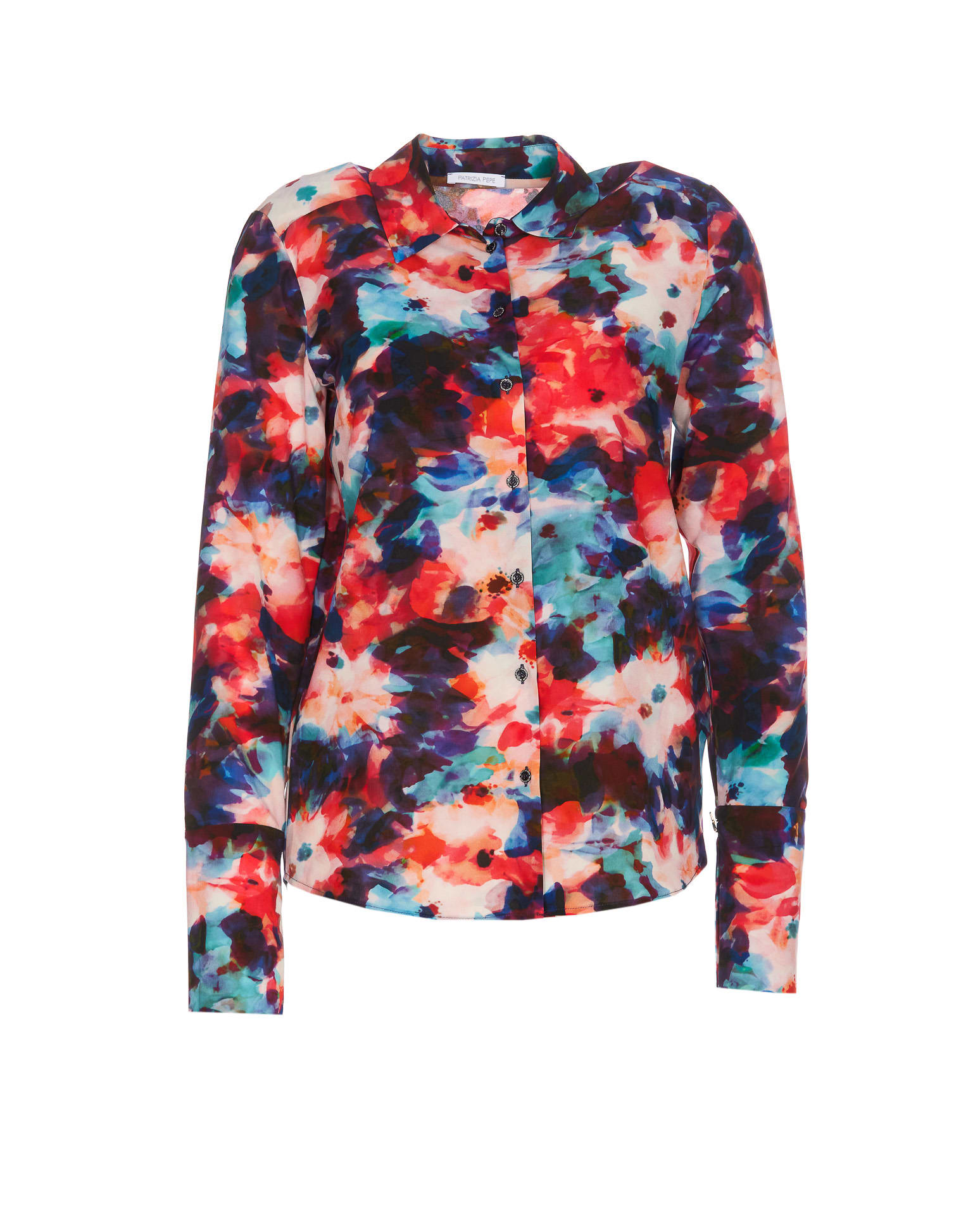 Shop Patrizia Pepe Floreal Shirt In Multicolour