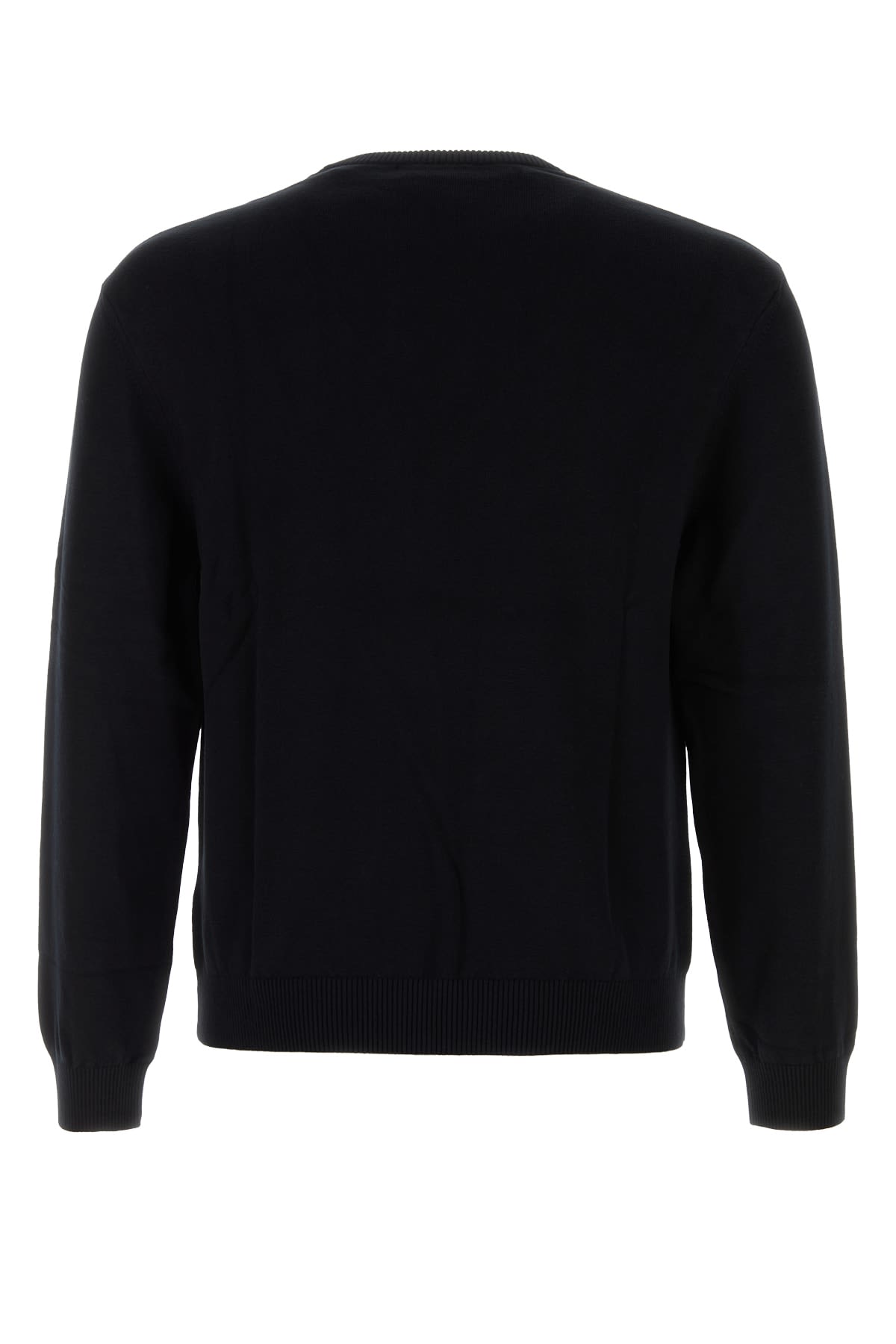 Shop Marine Serre Moon Jacquard Knit Crewneck Sweater In Black