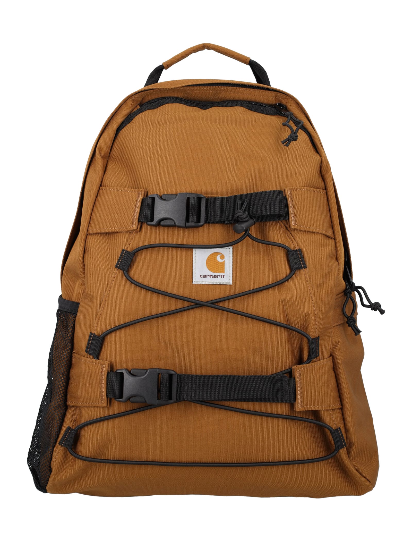 Kickflip Logo-patch Backpack In Brown