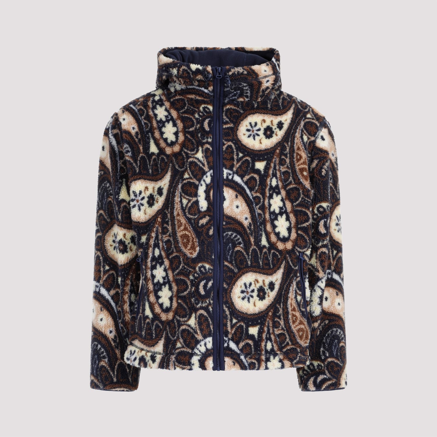 Shop Drôle De Monsieur Drole De Monsieur La Polaire Paisley Jacket In Mc Multicolor