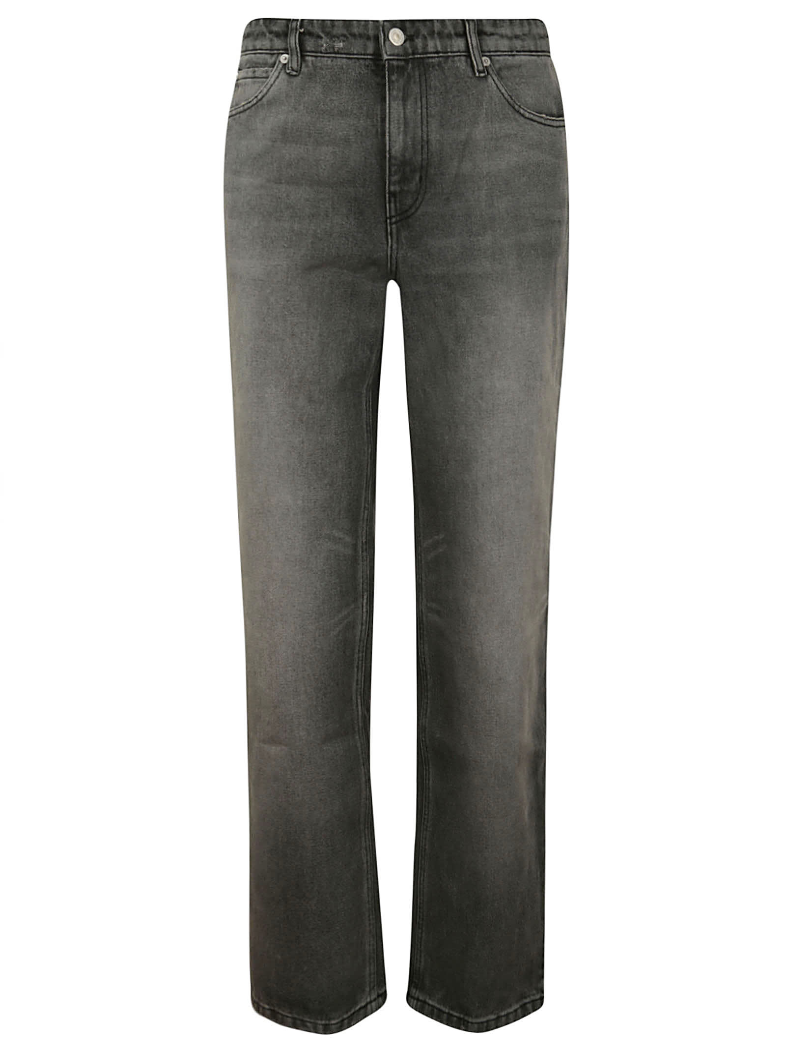 COURRÈGES RELAXED DENIM STRAIGHT PANTS