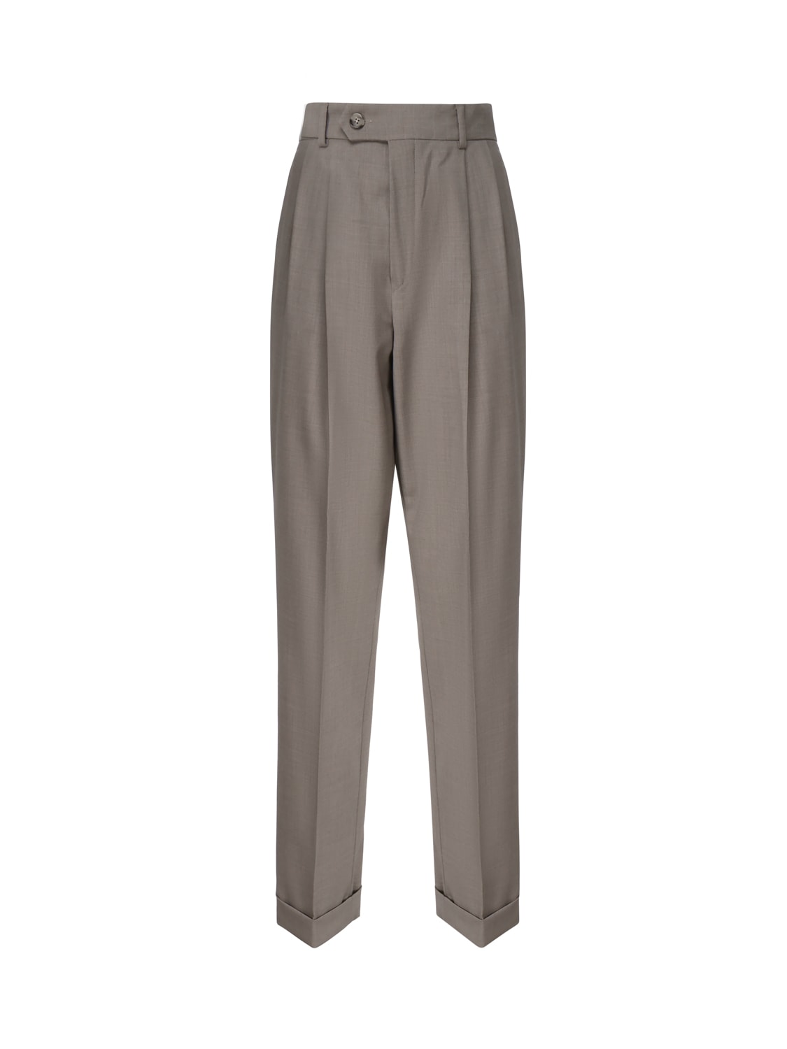 Ferito Trousers In Virgin Wool With Pinces