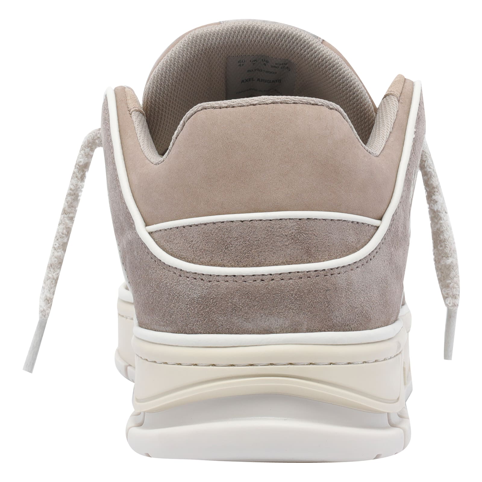 Axel Arigato Area Lo Piping Suede Low Top Sneakers In Neutral