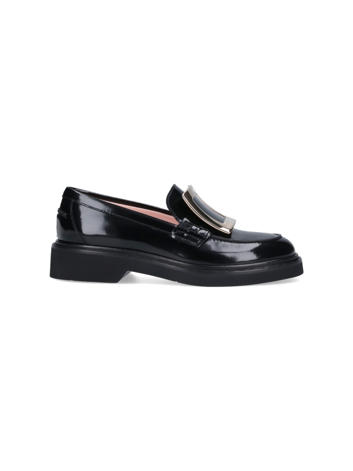 Roger Vivier Viv Rangers Loafers In Black