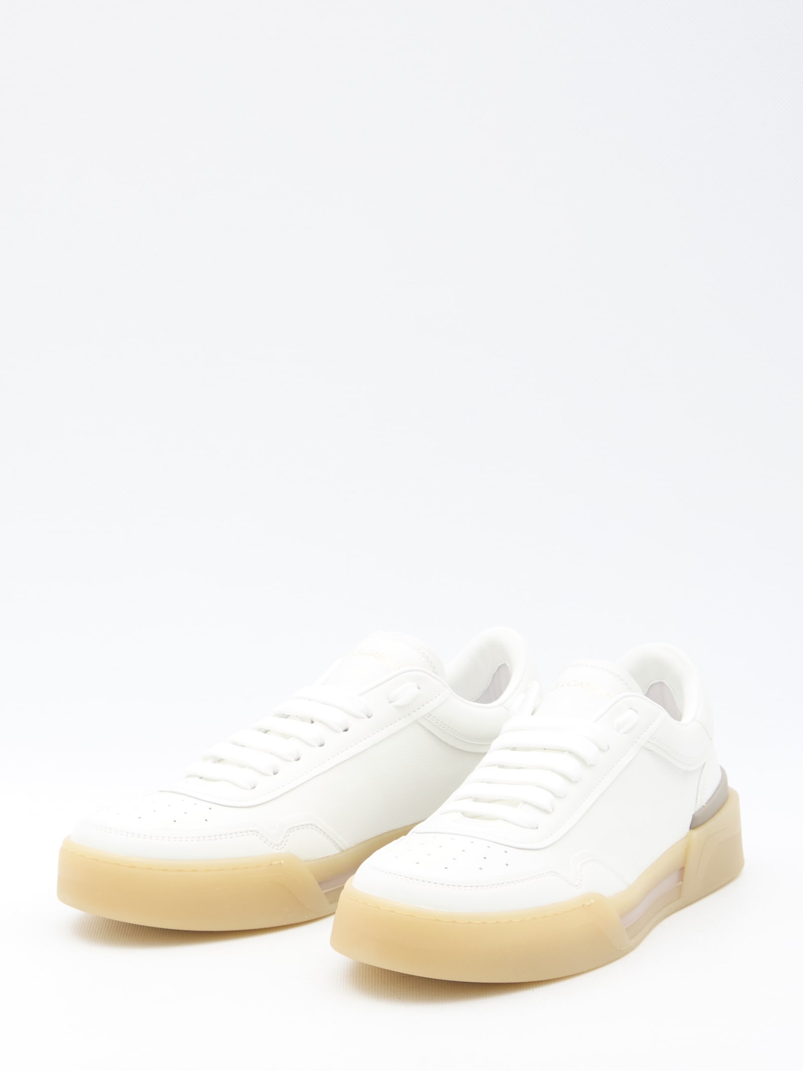 Shop Dolce & Gabbana New Roma Sc Sneakers In White