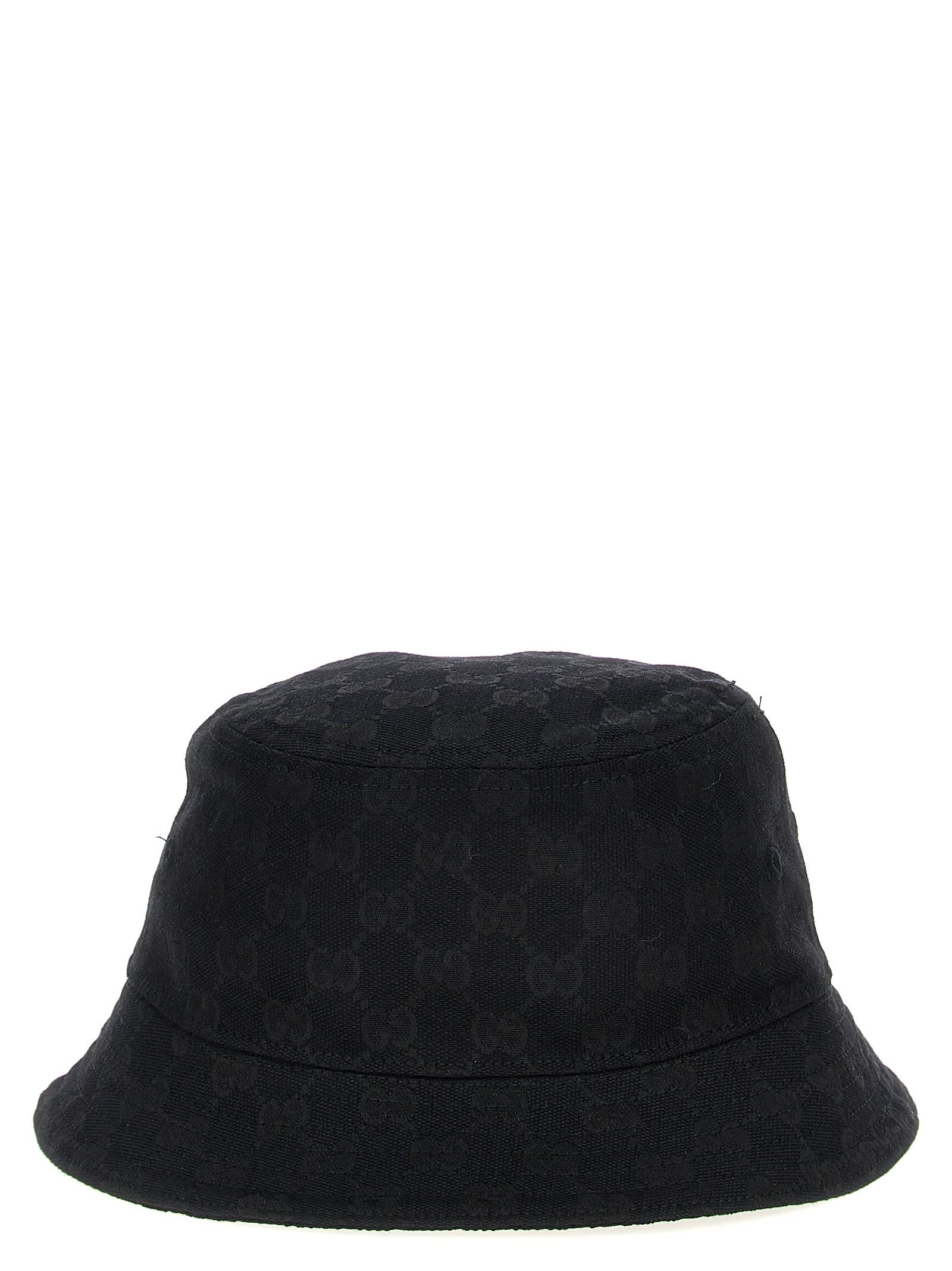 Shop Gucci Gg Bucket Hat In Black