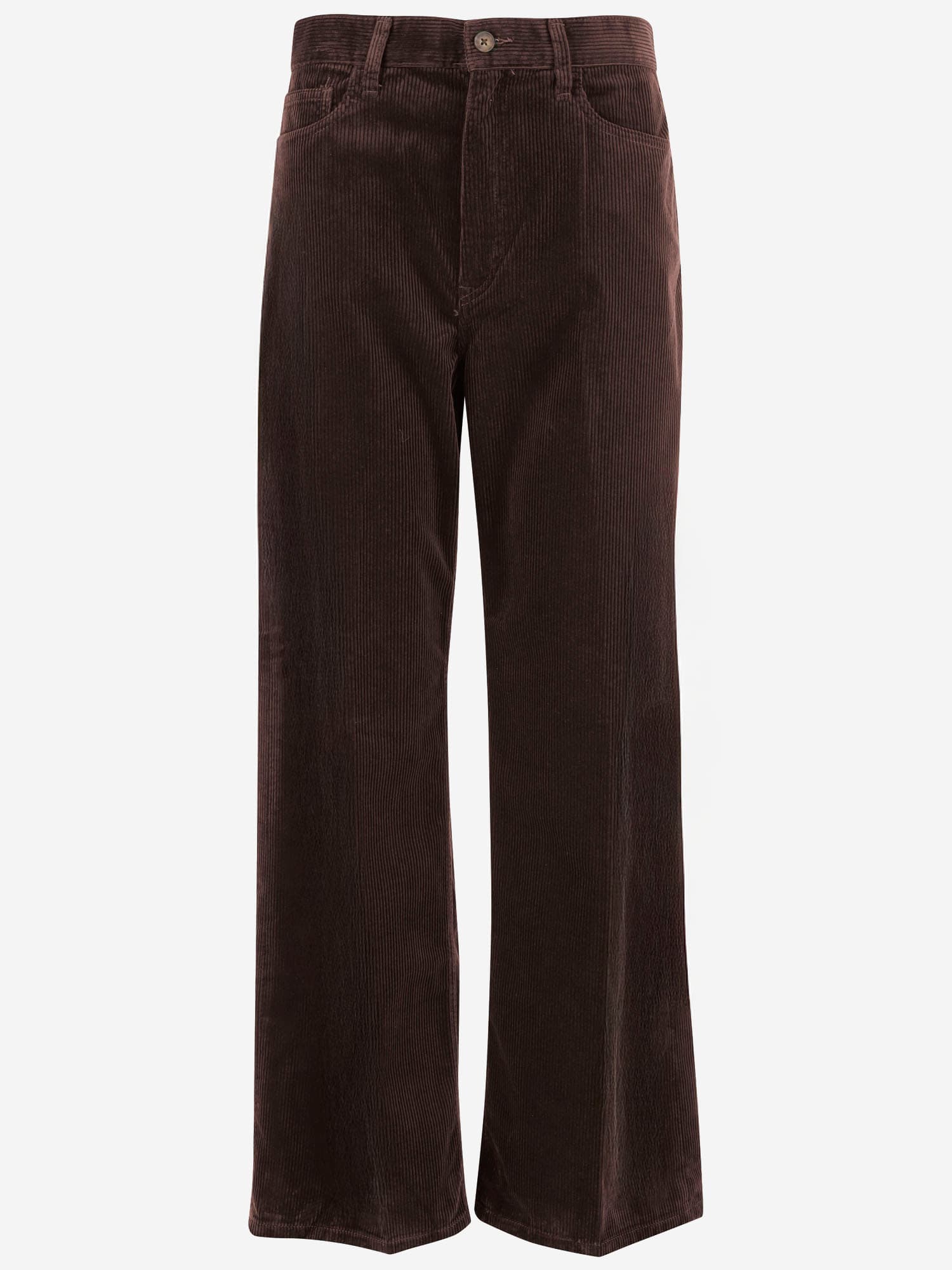 Polo Ralph Lauren Cotton Velvet Pants In Brown