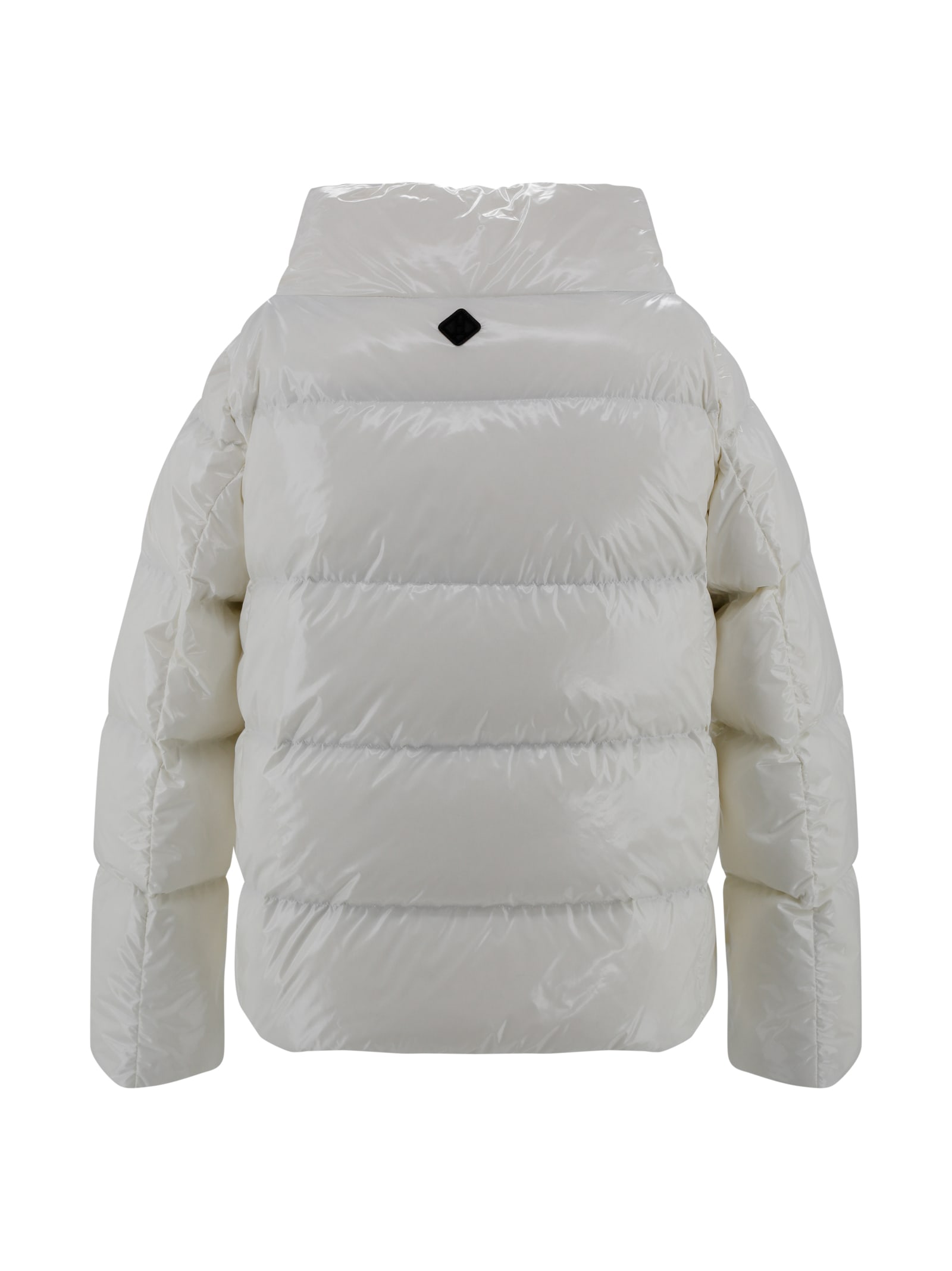 Shop Herno Down Jacket Gloss In White