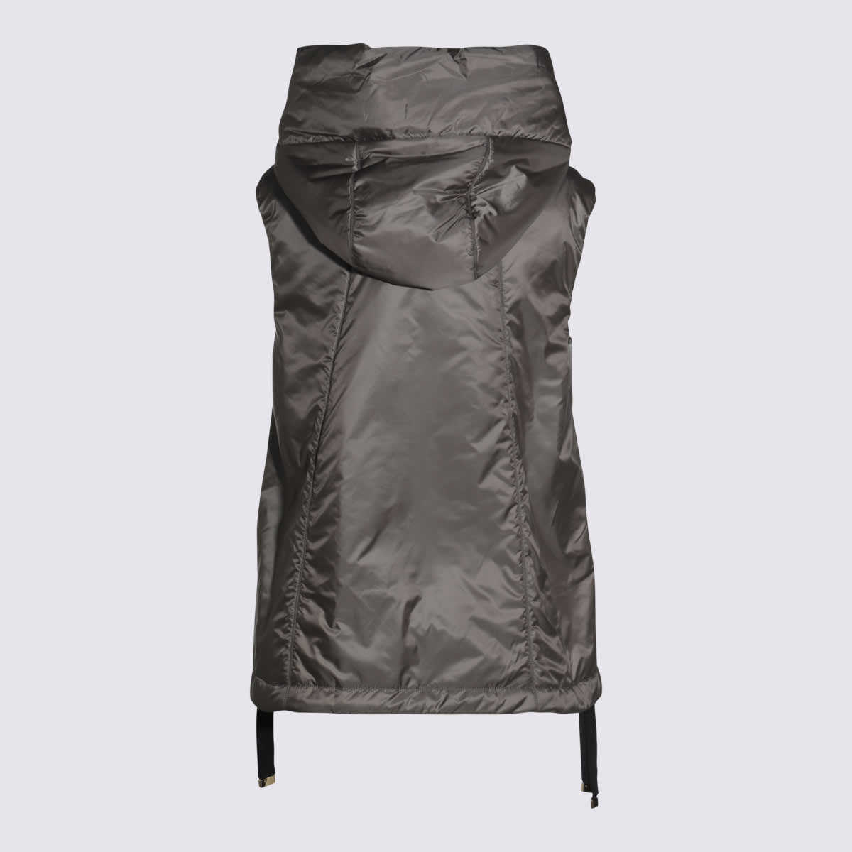 Max Mara The Cube Dark Grey Gringo Down Jacket In Gray