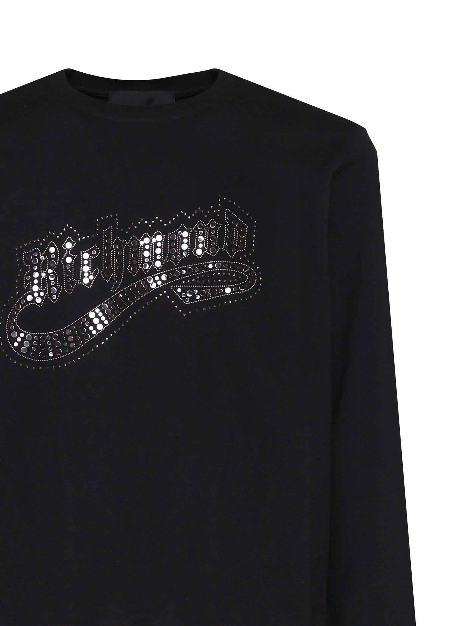 Shop John Richmond Knit-sweater In Cotton In Black