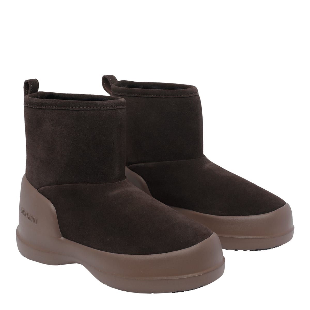 Moon Boot Mezzaluna Mid Booties In Animal Print