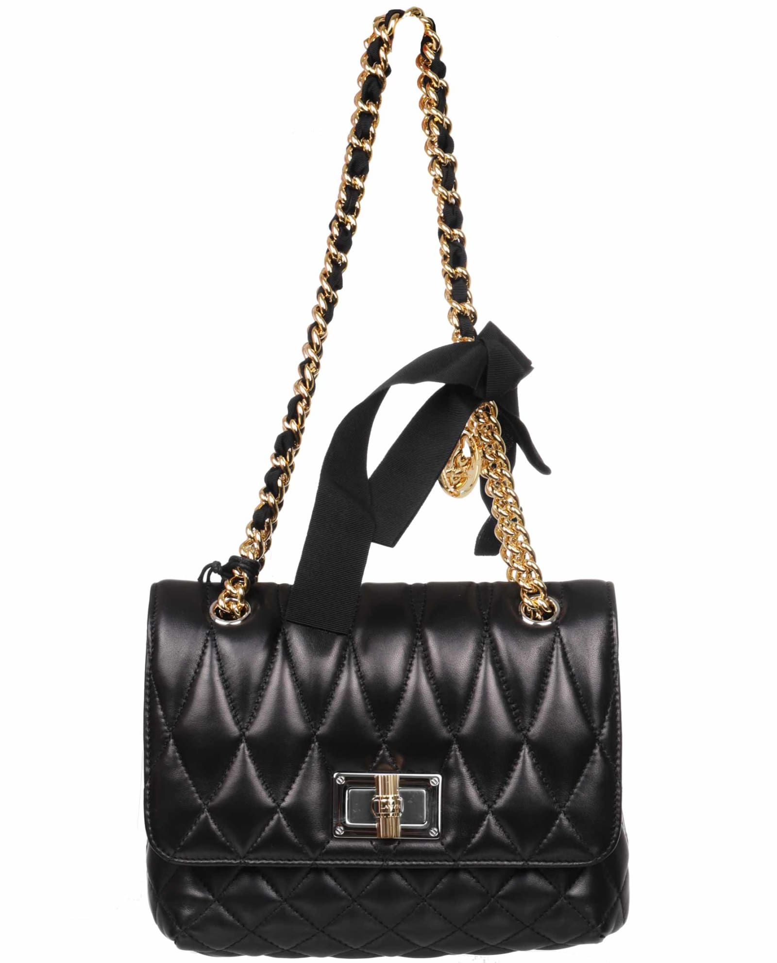 Lanvin Black Happy Bag Mini