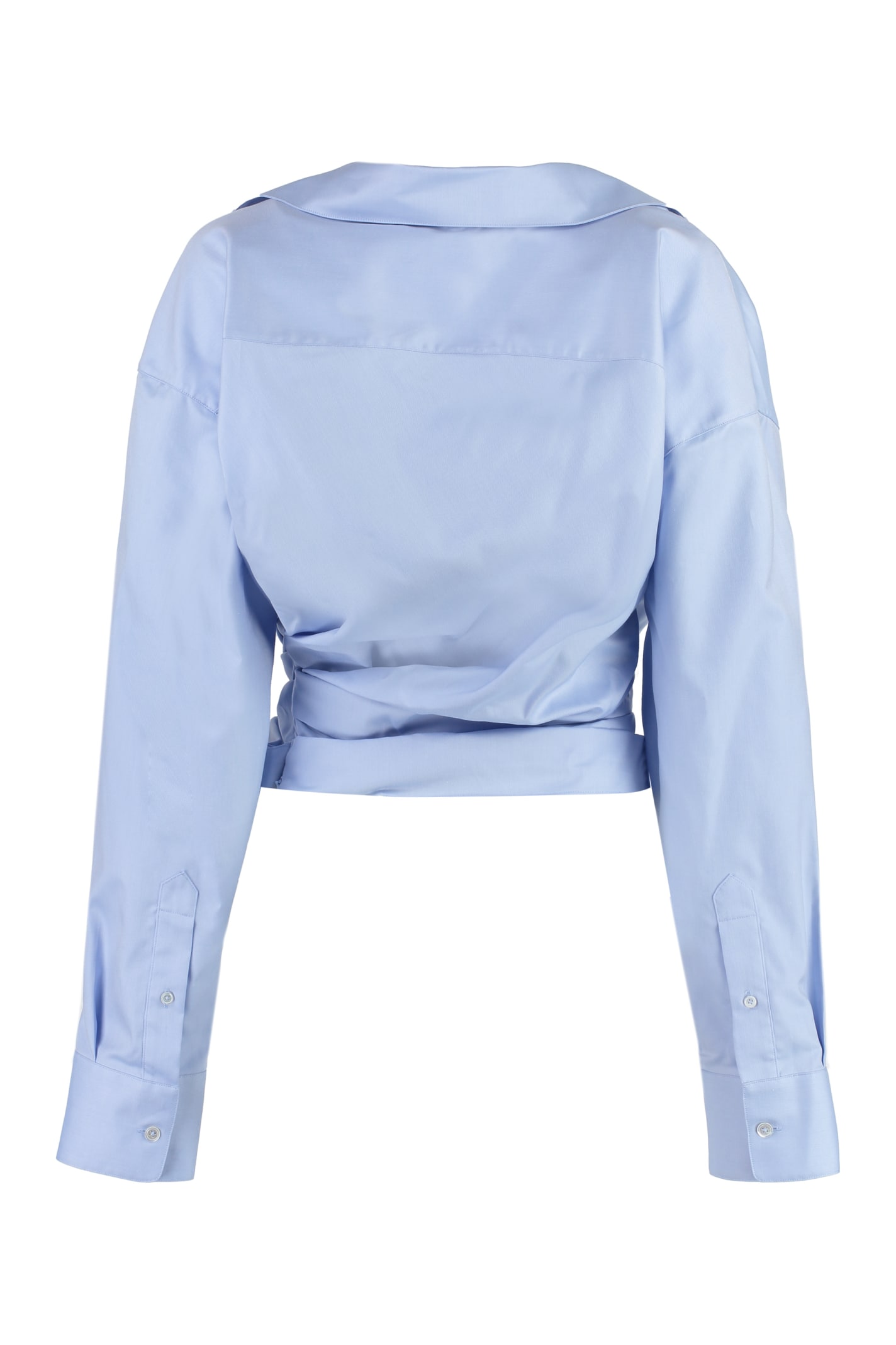 Shop Alexander Wang Cotton Shirt In Light Blue