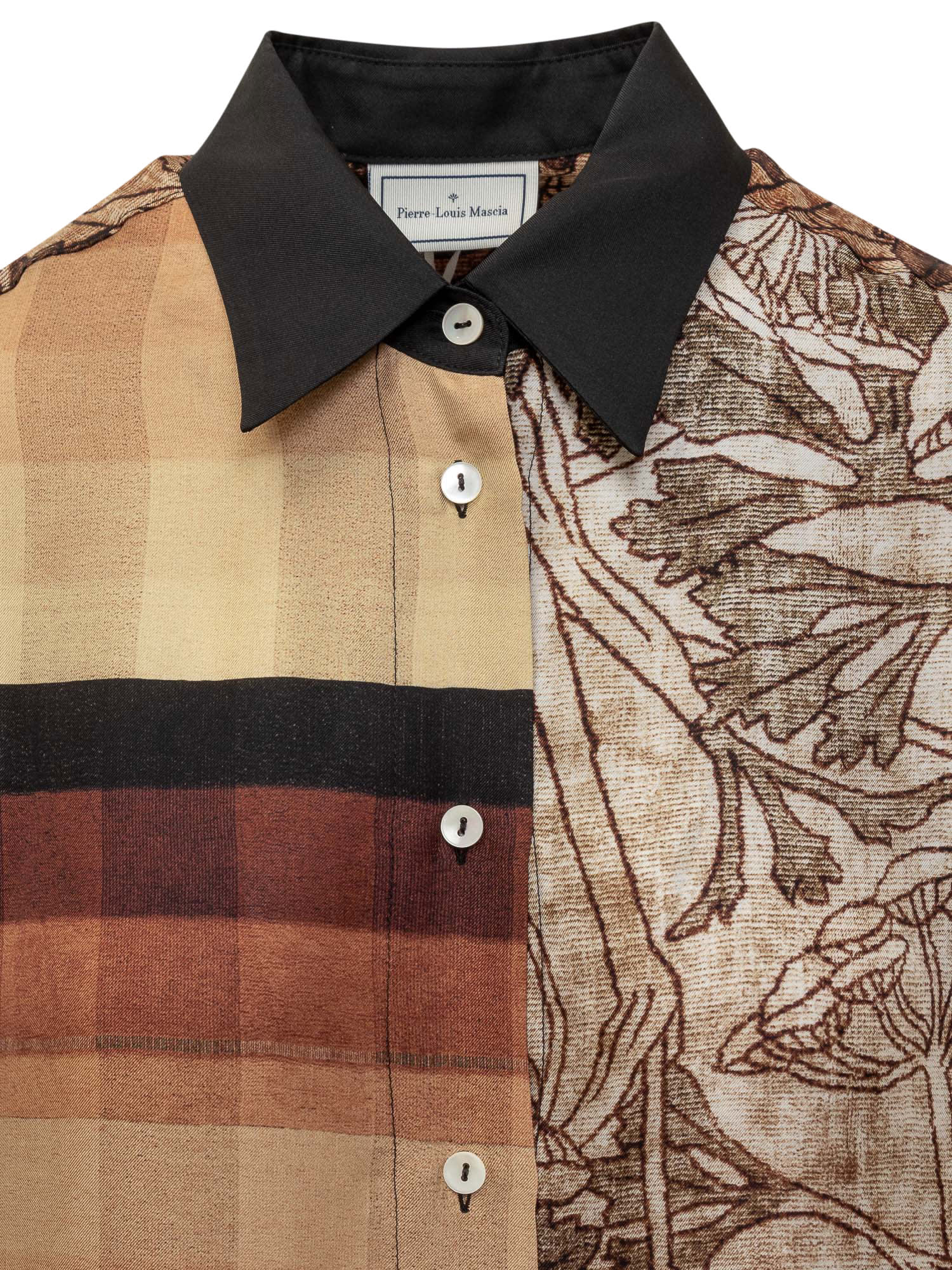 Shop Pierre-louis Mascia Aloe Shirt In Beige