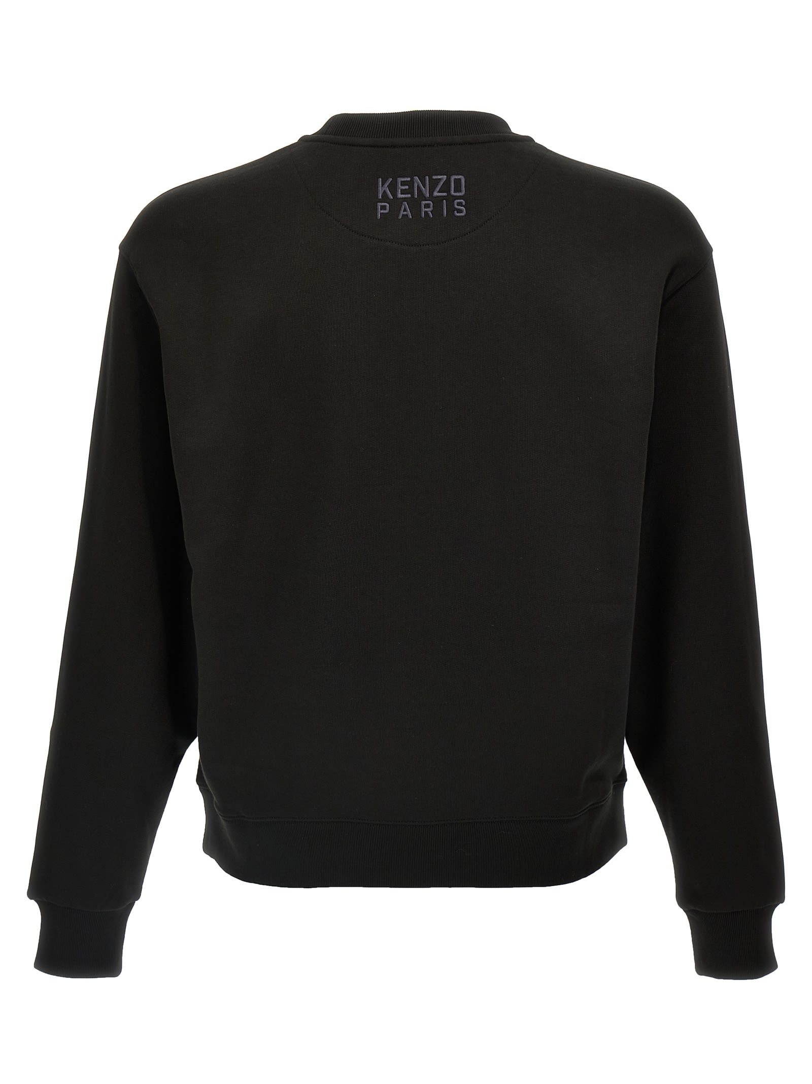 Kenzo Black Sweatshirt With Logo In Black