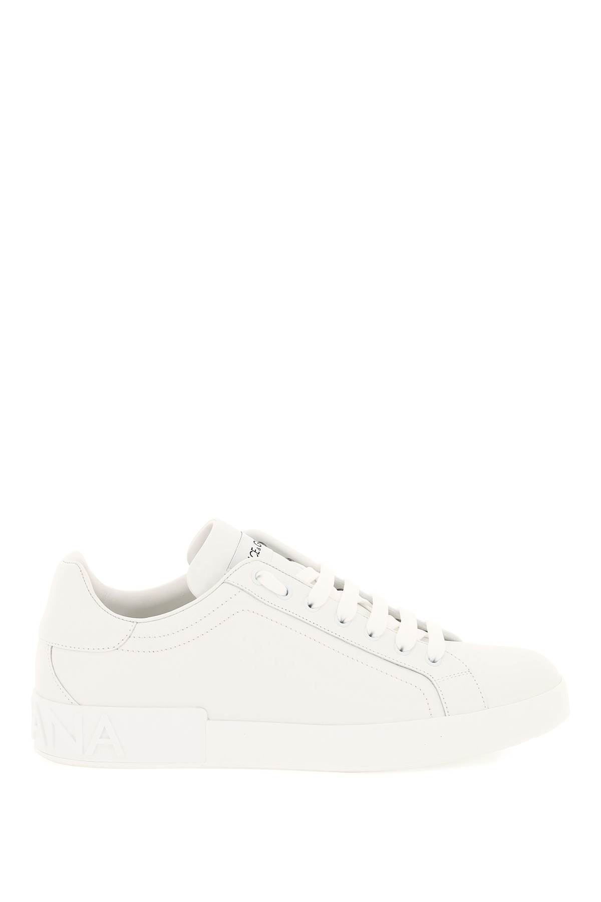 Shop Dolce & Gabbana Portofino Sneakers In Bianco (white)