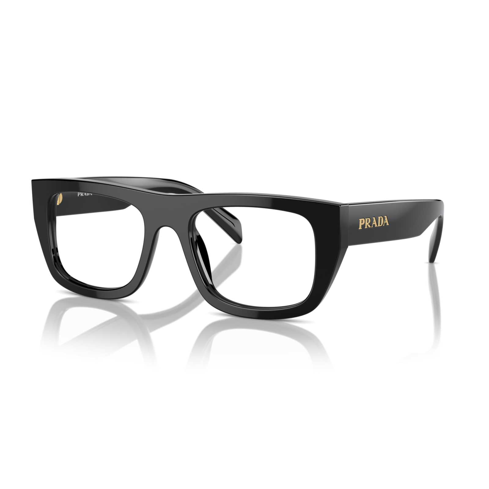 Shop Prada Glasses In Nero