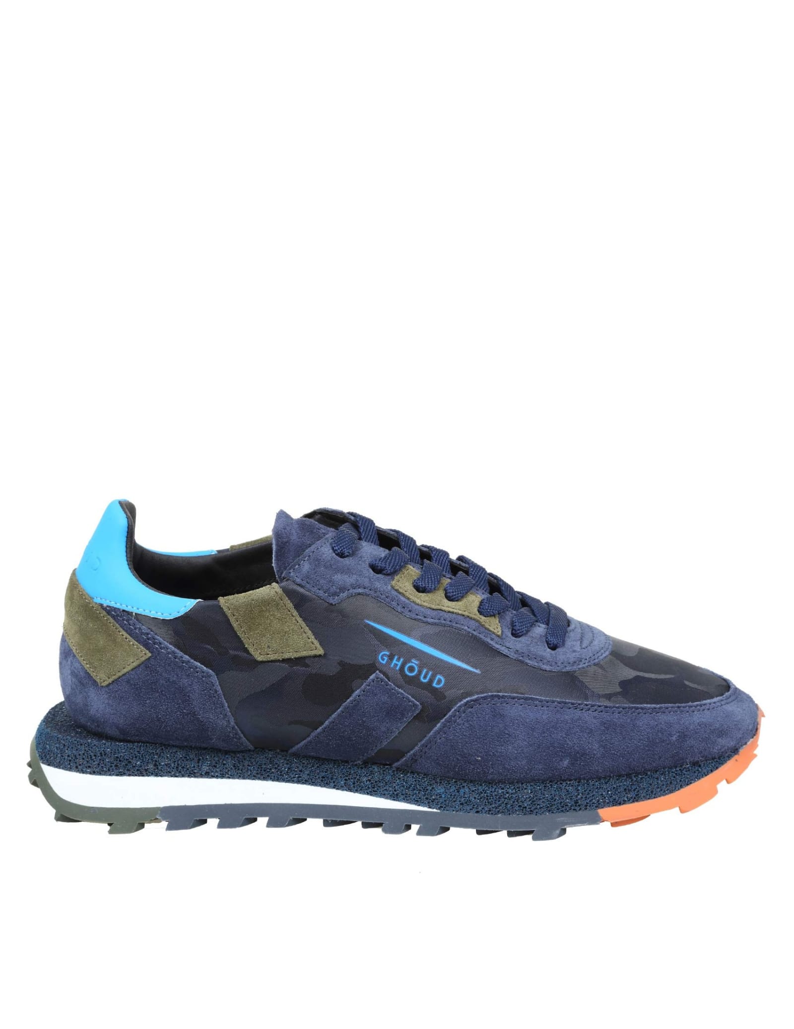 Ghoud Rush Sneakers In Nylon And Suede