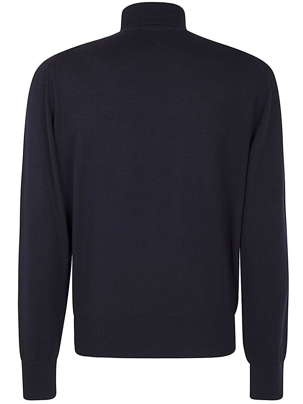 Shop Ami Alexandre Mattiussi Adc Turtle Neck Sweater In Night Blue