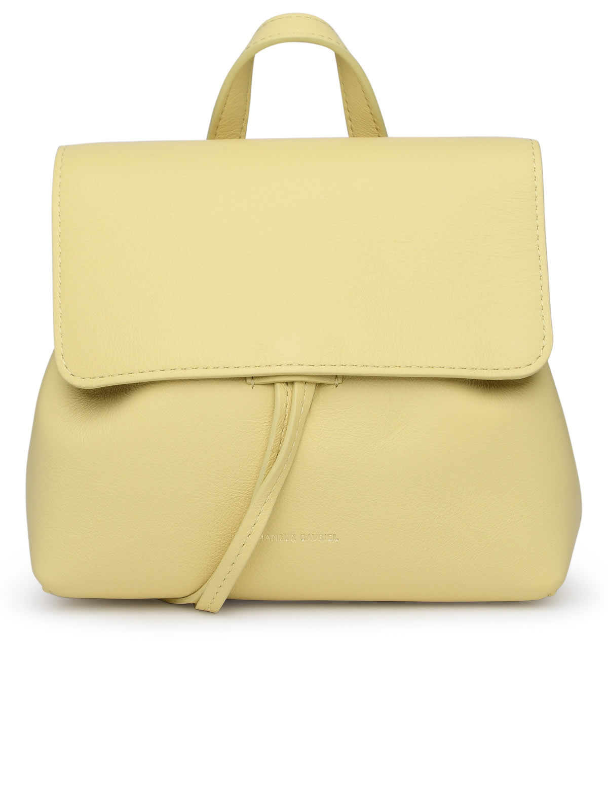 Small lady Soft Bag In Yellow Leather