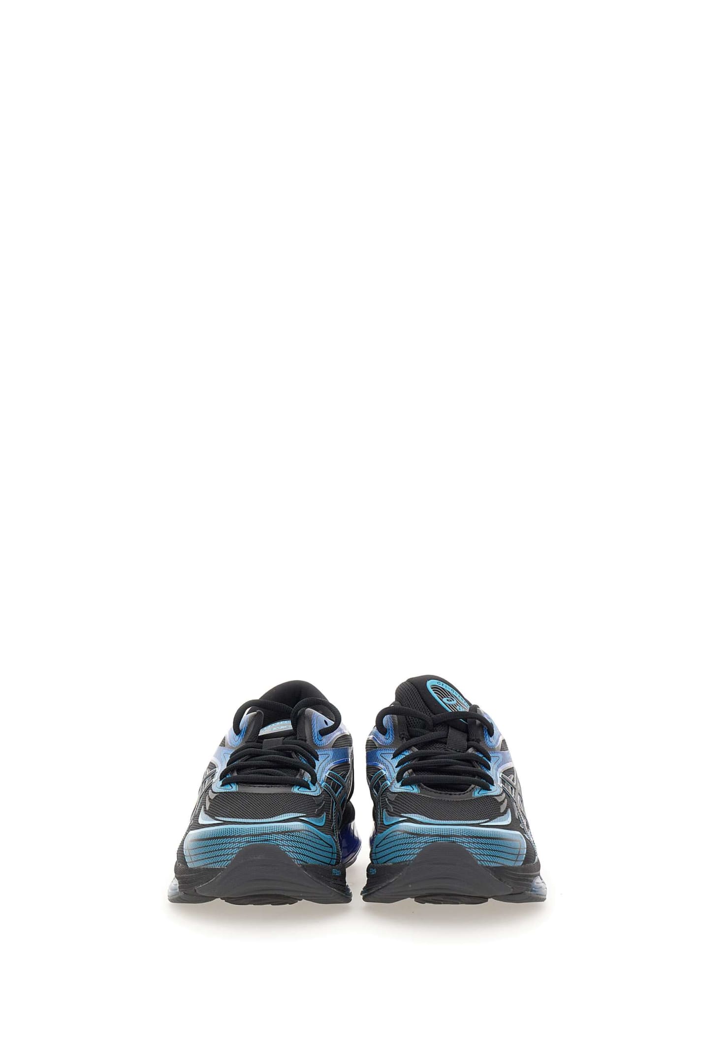 Shop Asics Gel-quantum 360 Viii Sneakers In Black/blue