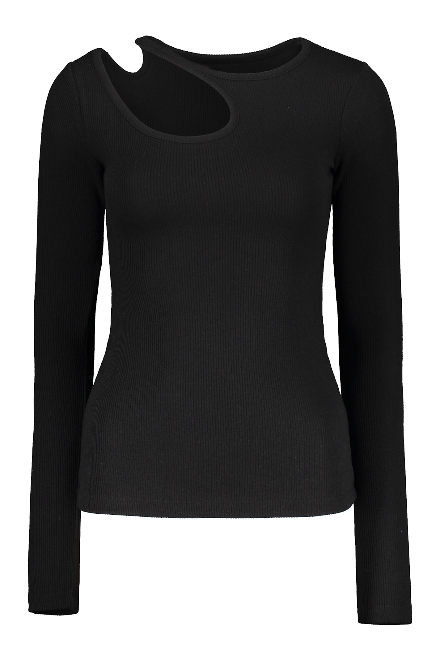 Cut-out Details Jersey Top