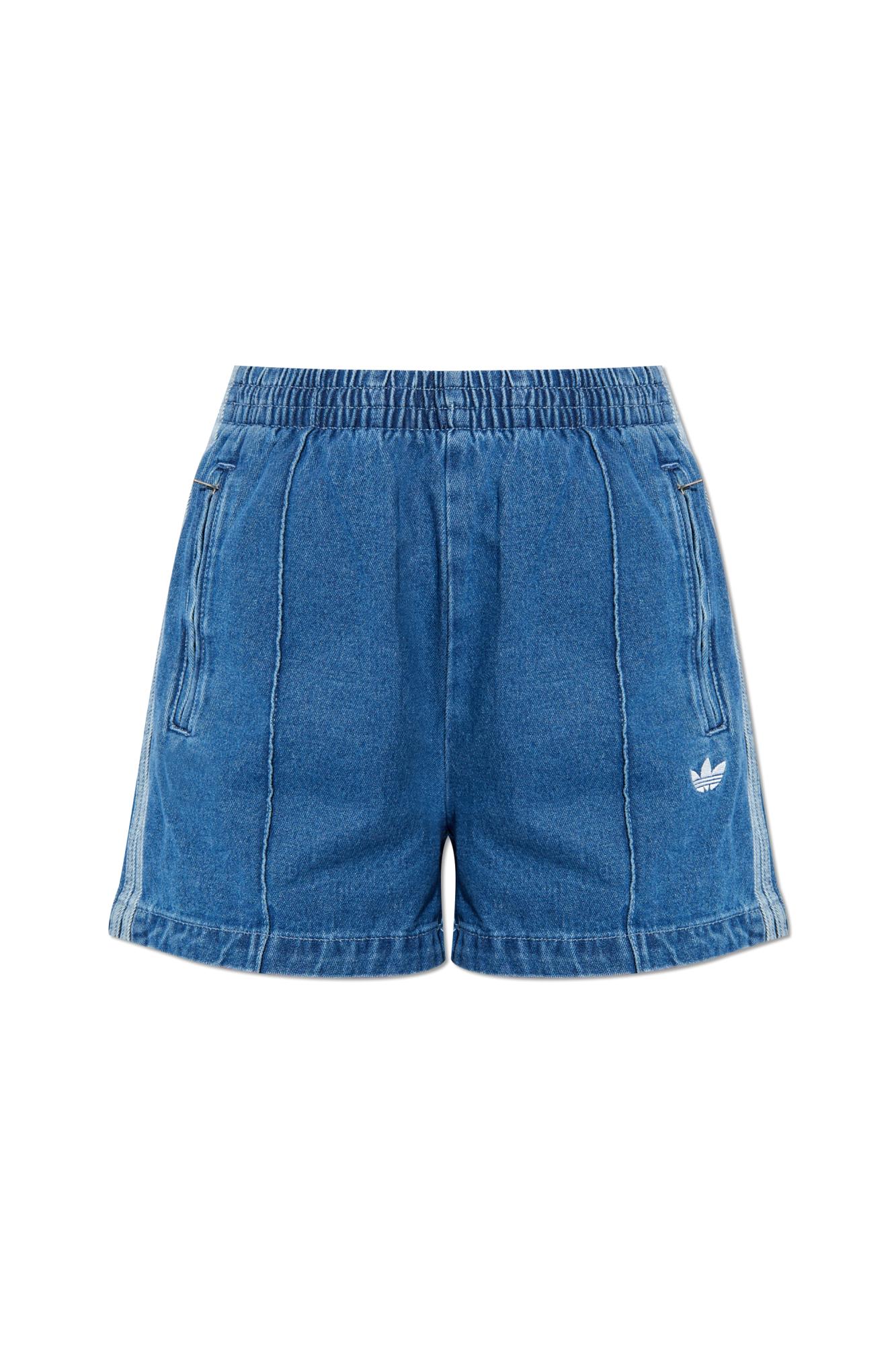 Adidas Originals Denim Shorts In Blue