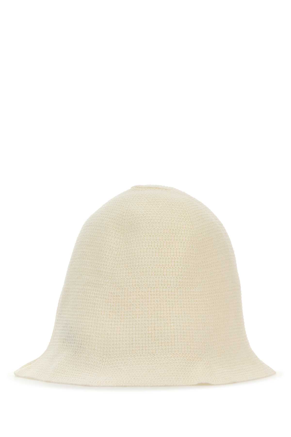The Row Cappello Da Pescatore Jashi In Misto Lino Bianco Donna In White