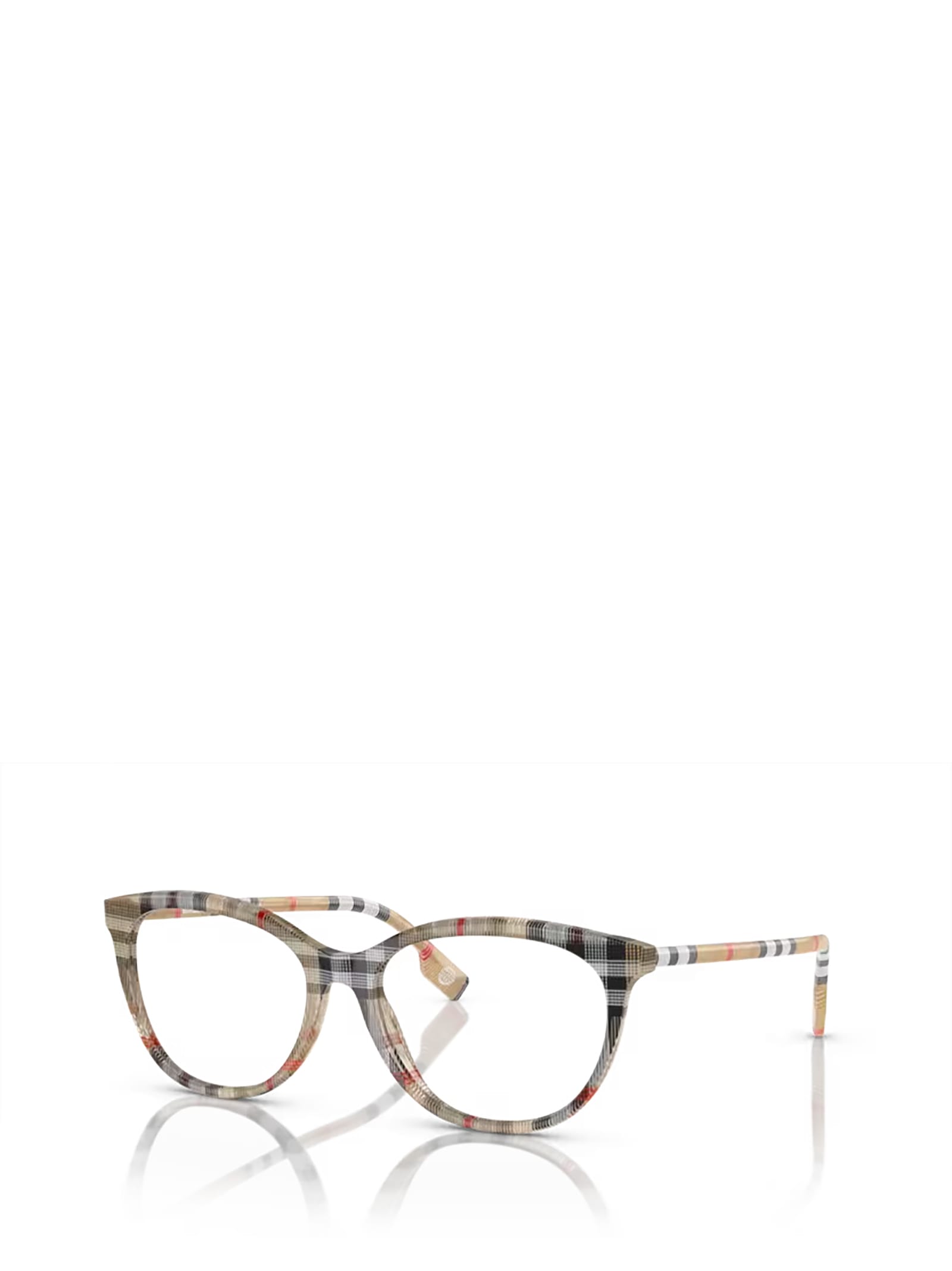 Shop Burberry Eyewear Be2389 Vintage Check Glasses