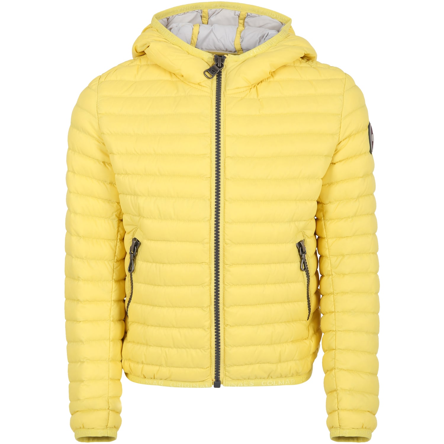 Colmar Yellow Jacket For Boy With Iconic Logo