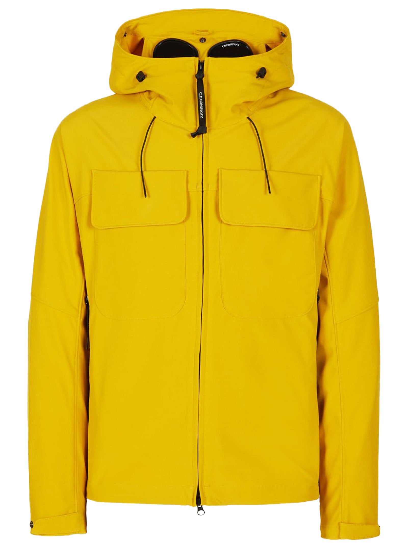 C.P. Company Yellow C.p. Shell-r Utility Goggle Jacket