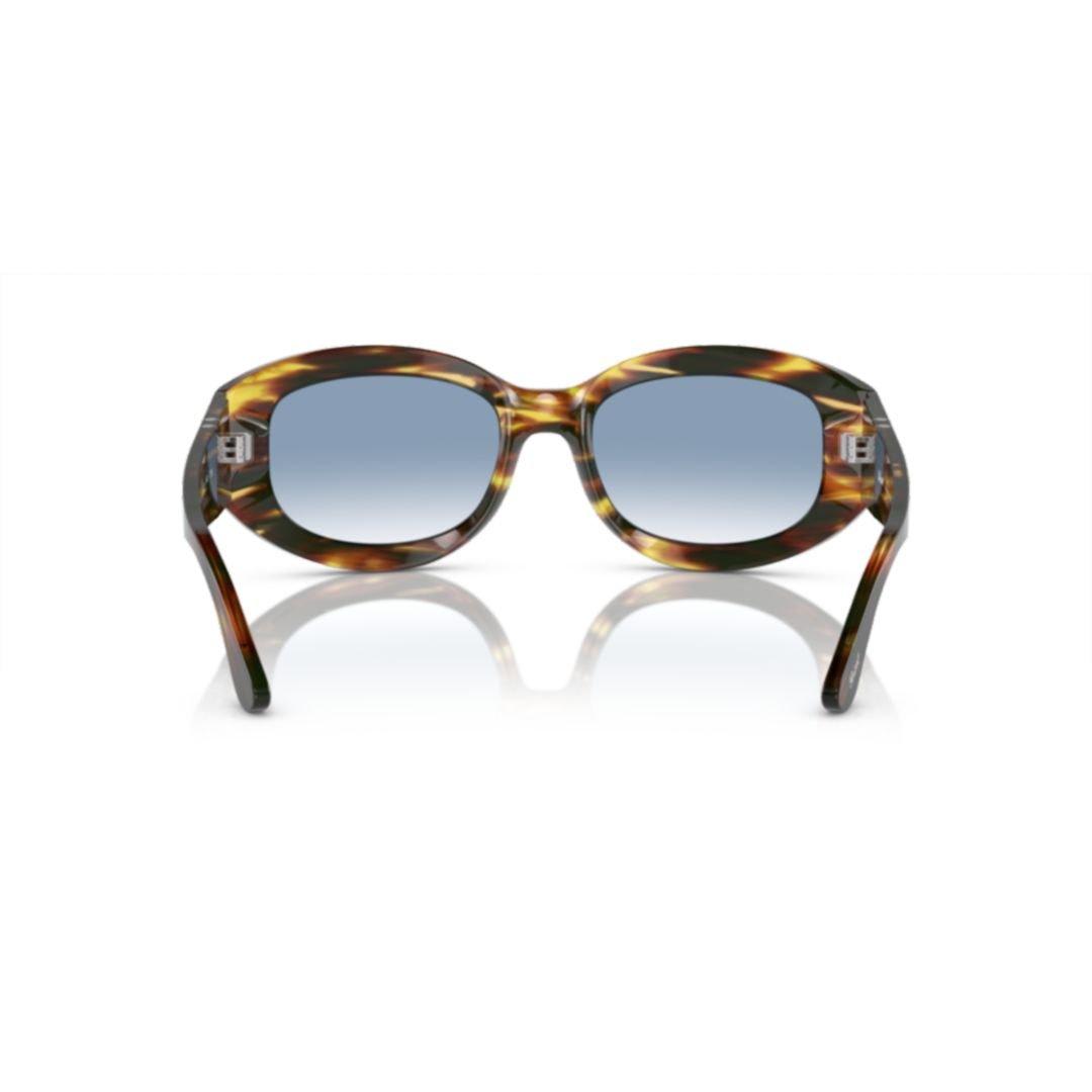 Shop Persol Oval Frame Sunglasses In 938/3f