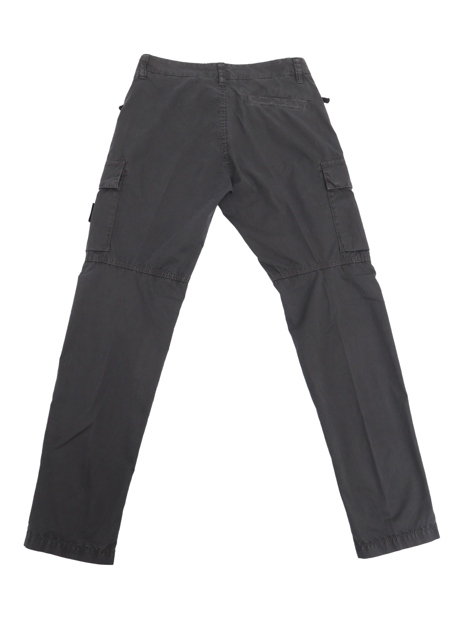 Stone Island Regular Tapered Trousers In Grey