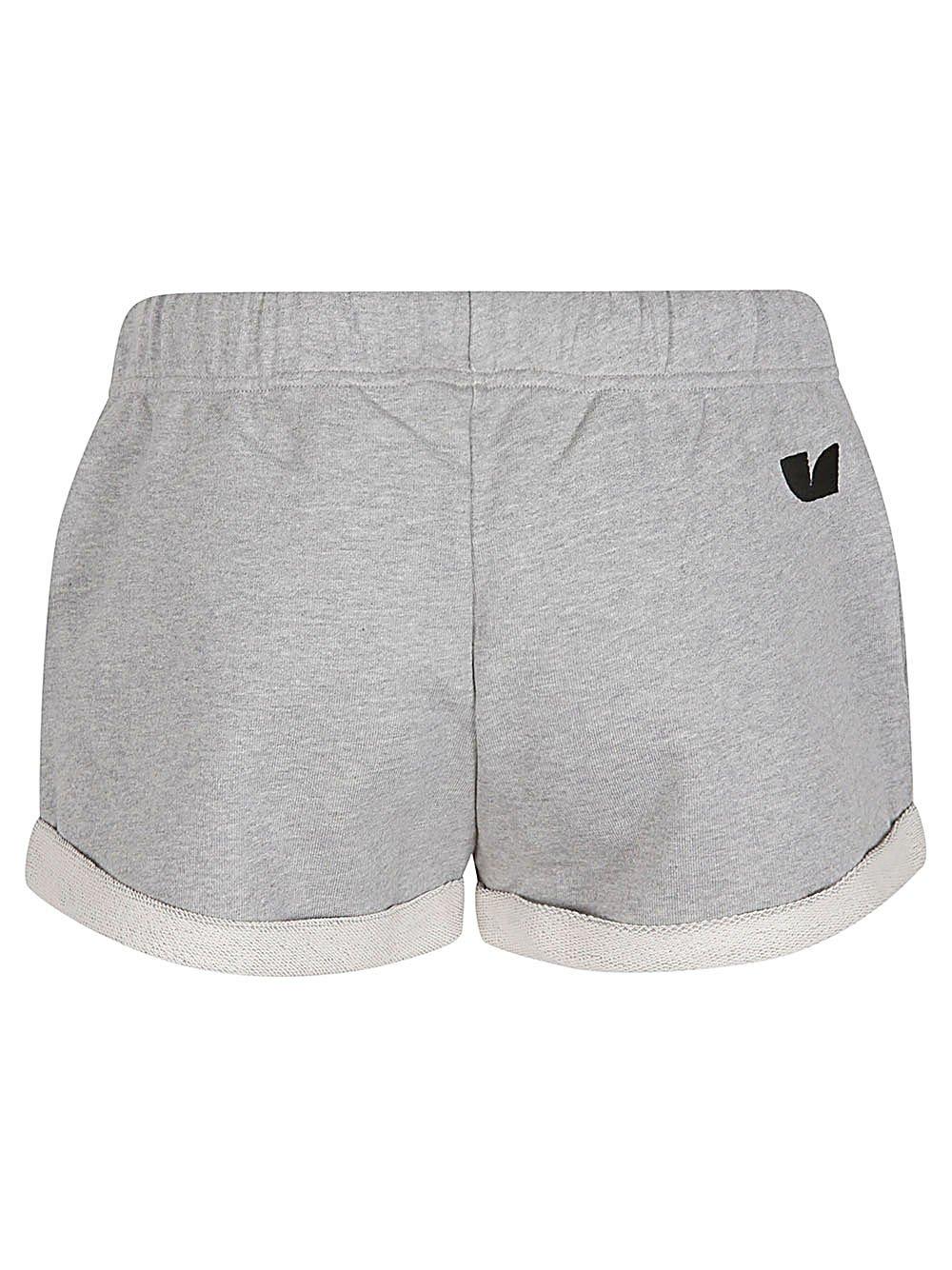 Shop Iro Drawstring Thigh-high Shorts In Grey