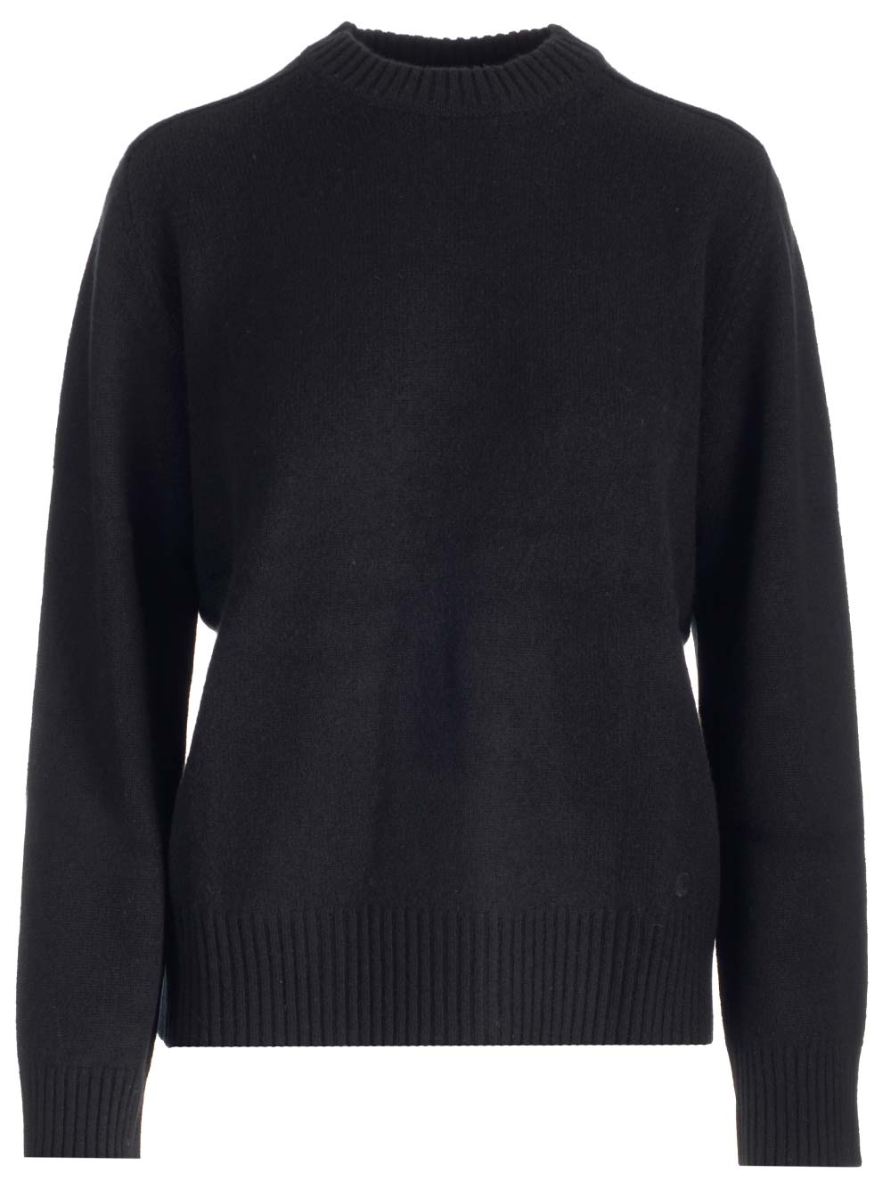 Shop Loulou Studio Cashmere Knit Crewneck In Black