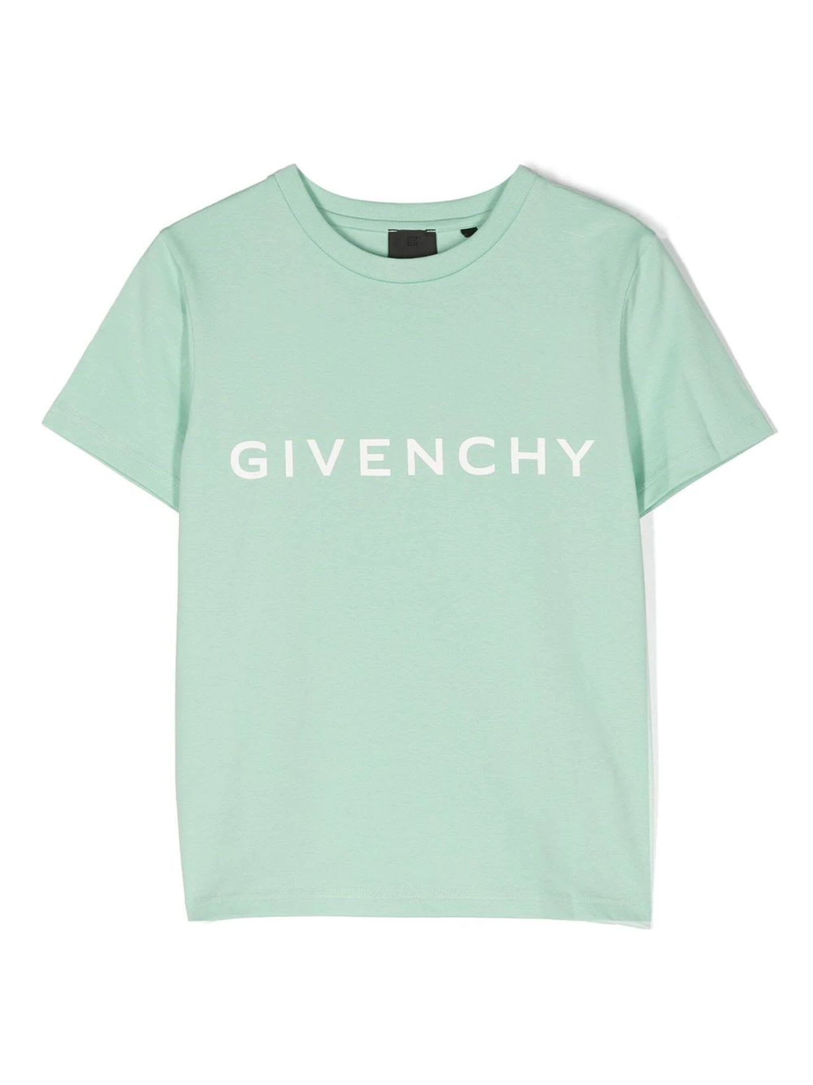 Givenchy Green Cotton Tshirt
