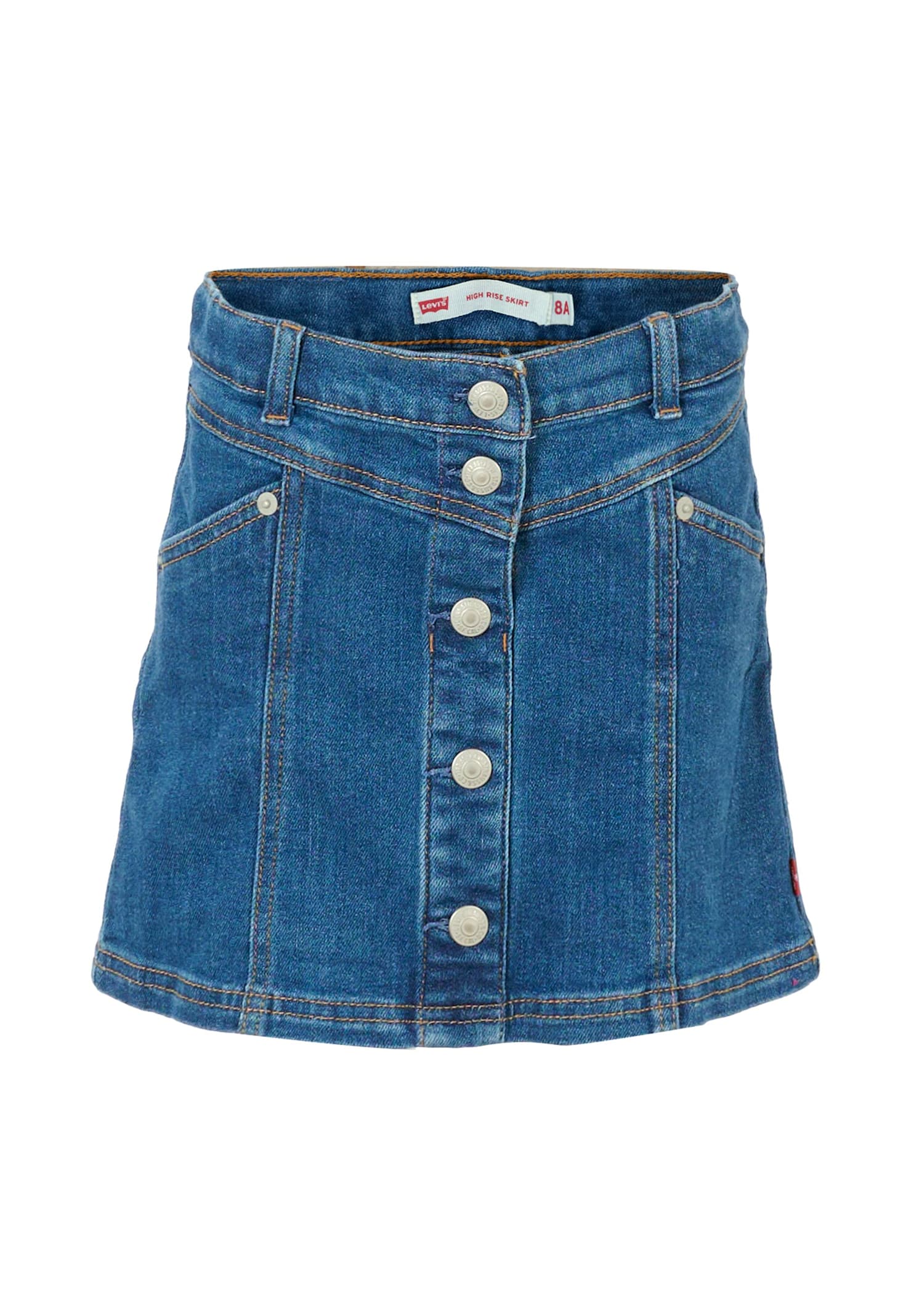 Levi's Button-front Denim Skirt In Blue