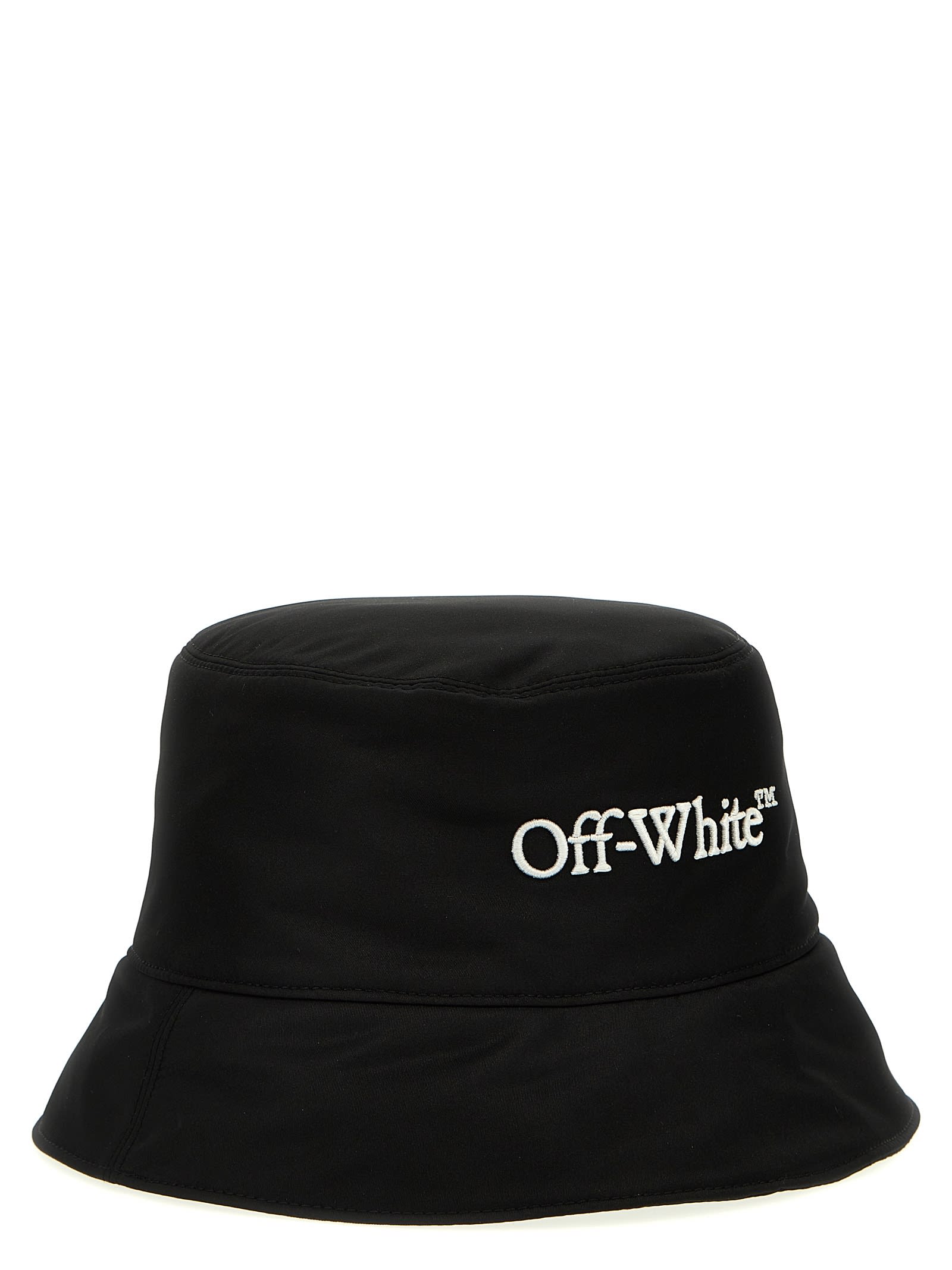 Shop Off-white Bookish Bucket Hat In White/black