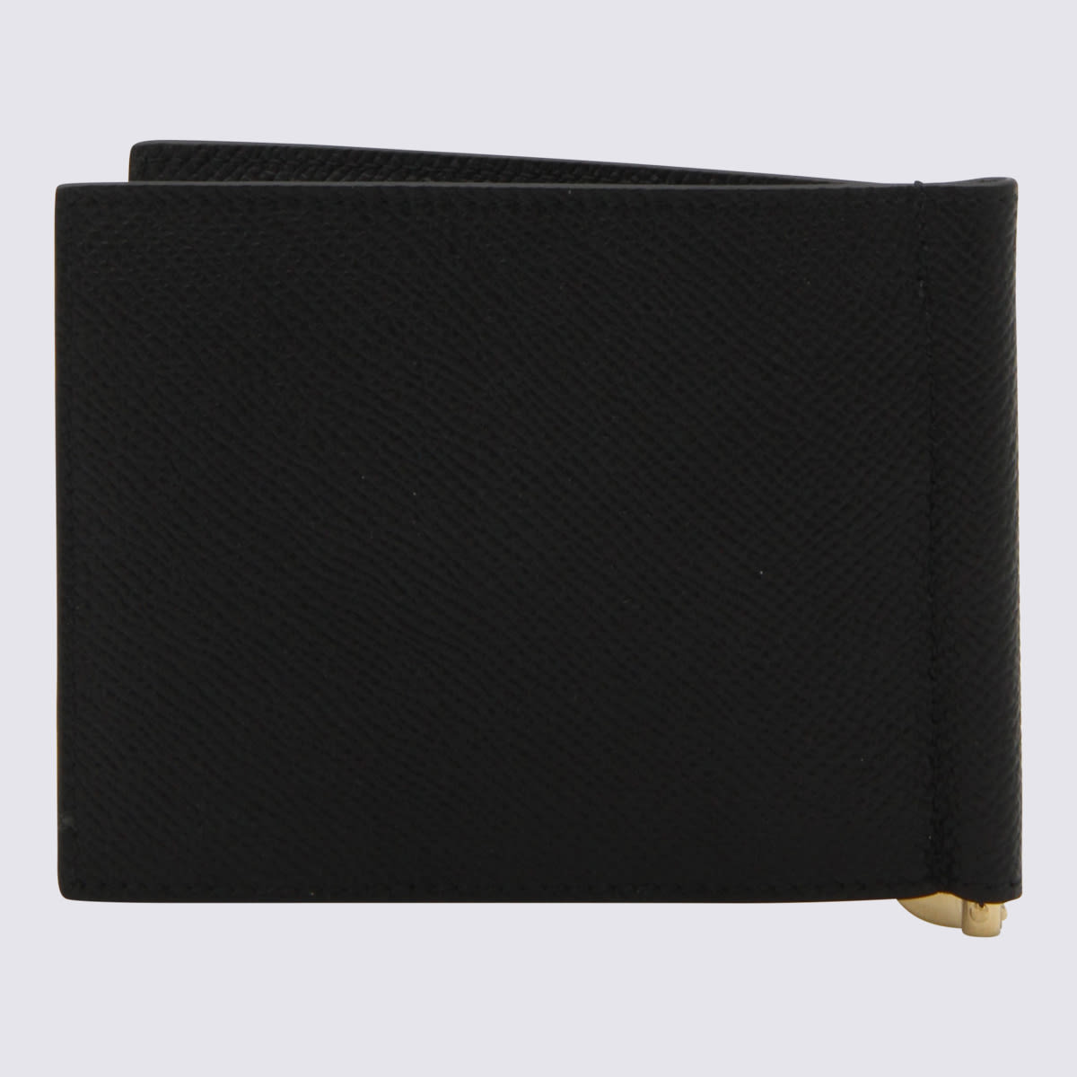 Shop Ferragamo Black Leather Wallet