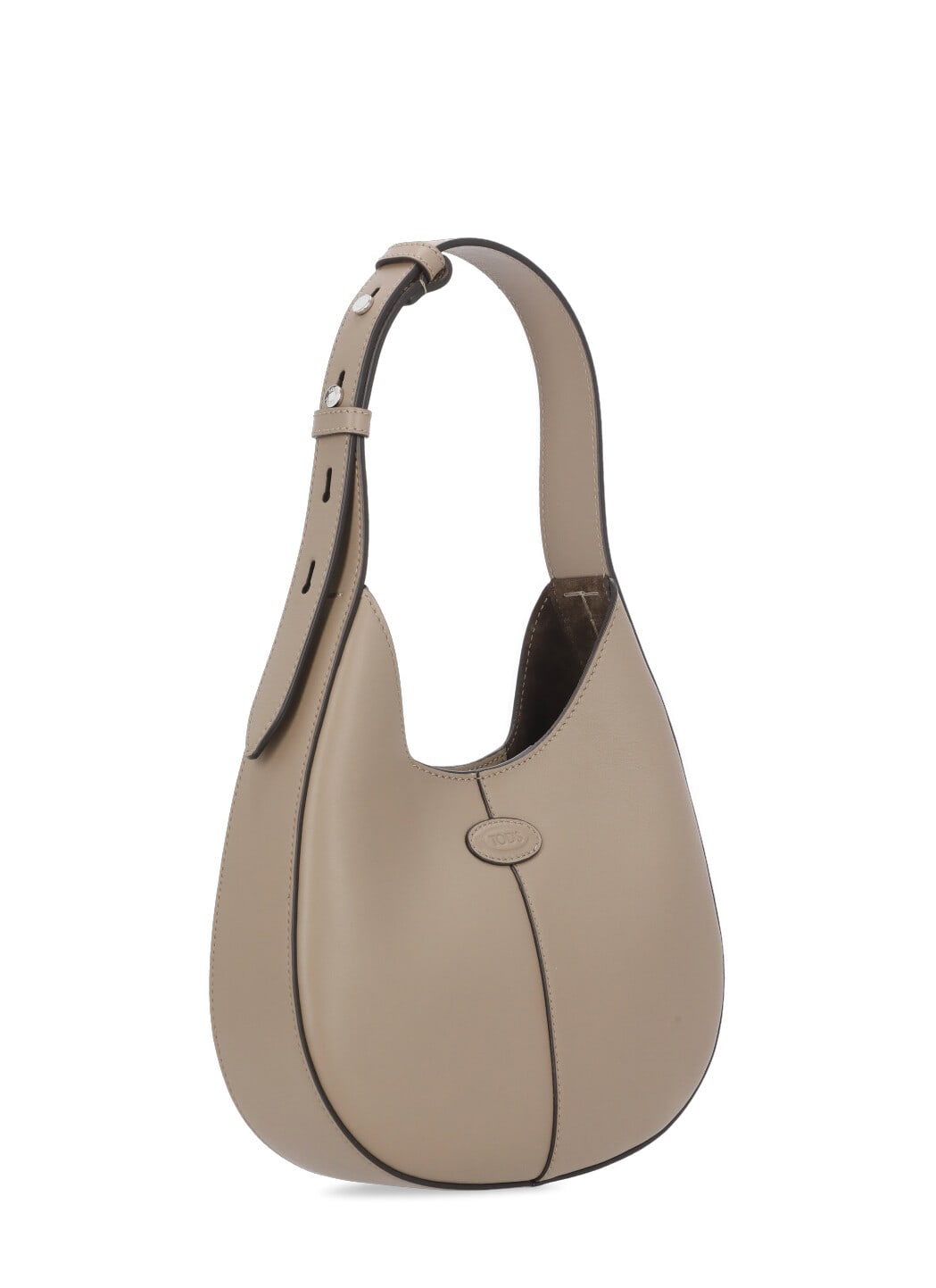 Shop Tod's Hobo Bag In Beige