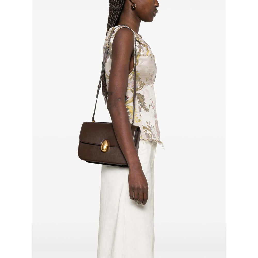 Neous Phoenix Suede Crossbody Bag In Multicolor