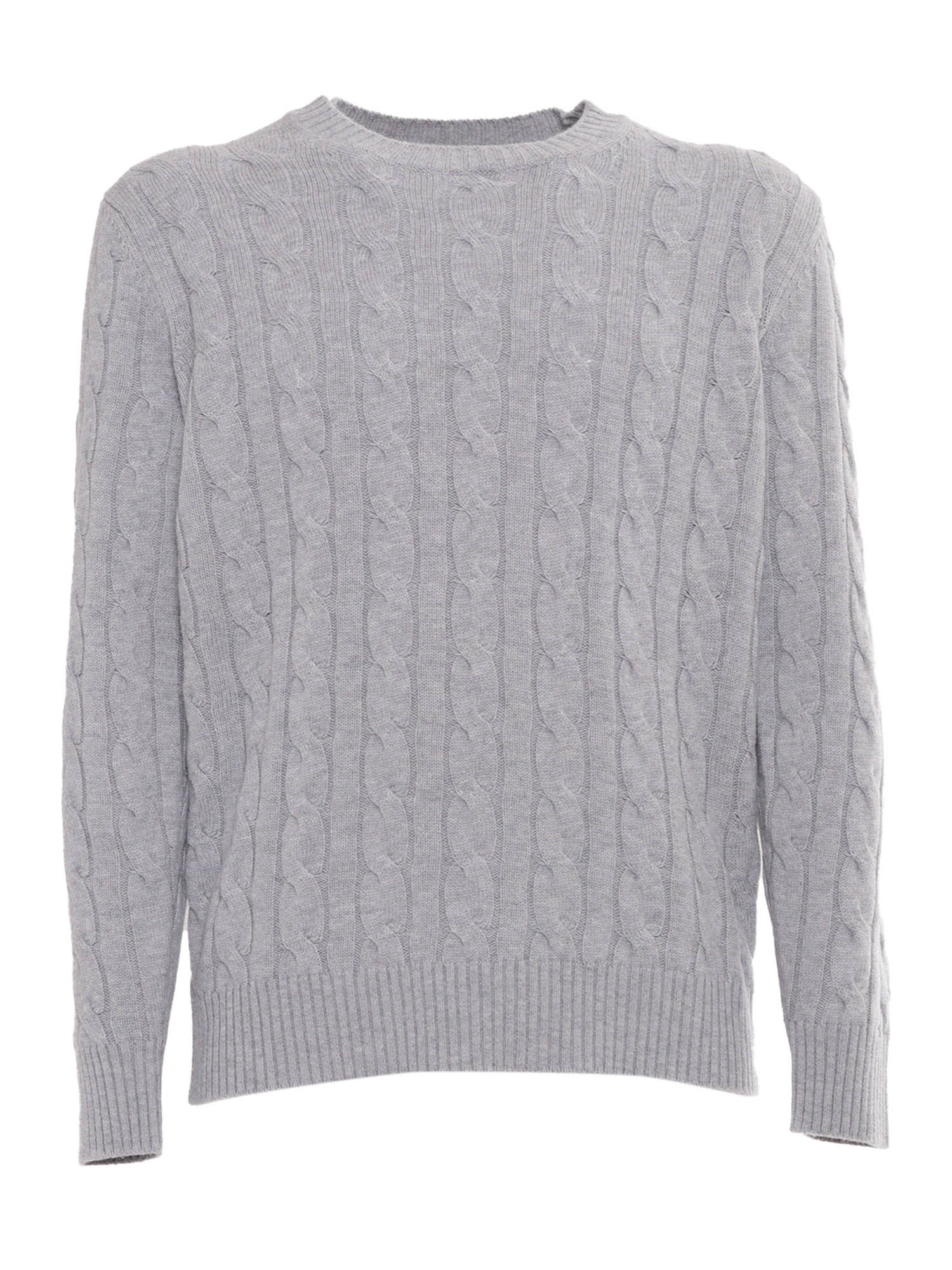 Shop Kangra Ribbed Crewneck Sweater In White