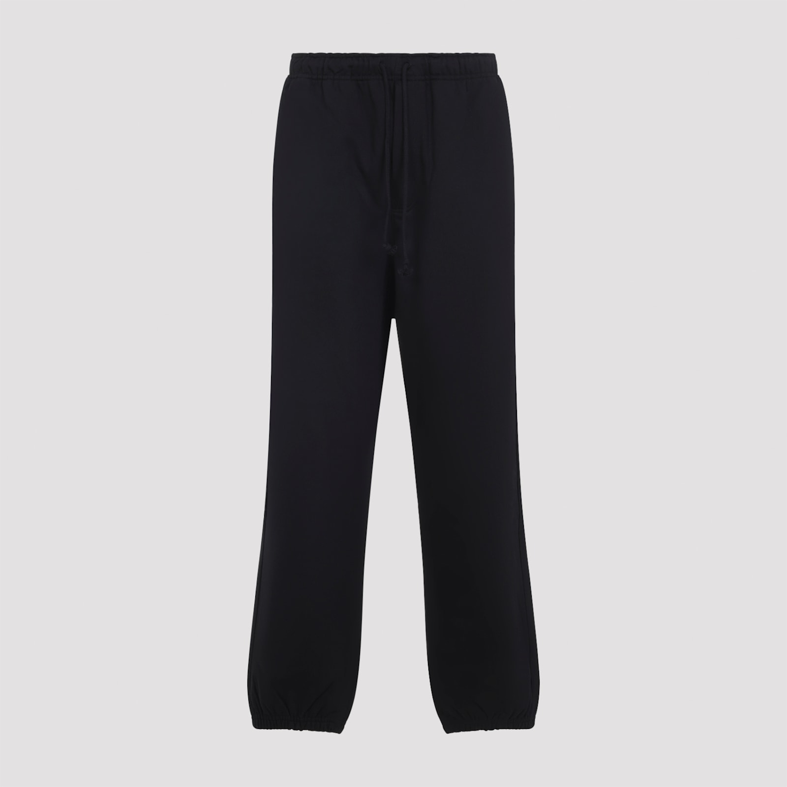 Y-3 Adidas Cotton Track-pants In Black